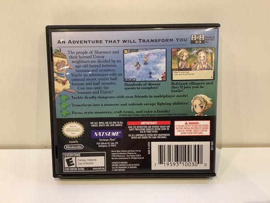 Rune Factory 3: A Fantasy Harvest Moon - Nintendo DS