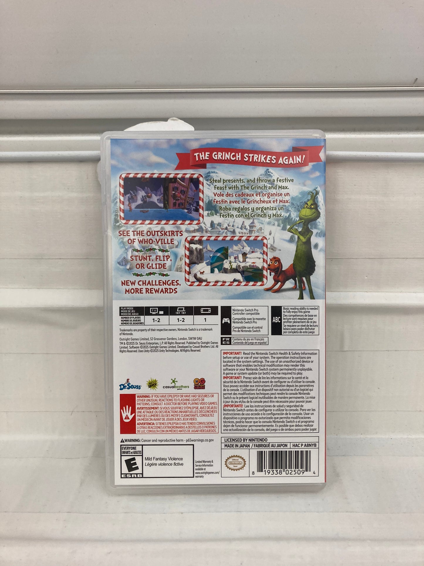 The Grinch: Christmas Adventures [Merry & Mischievous Edition] - Nintendo Switch