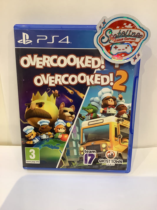 Overcooked + Overcooked 2 - Playstation 4