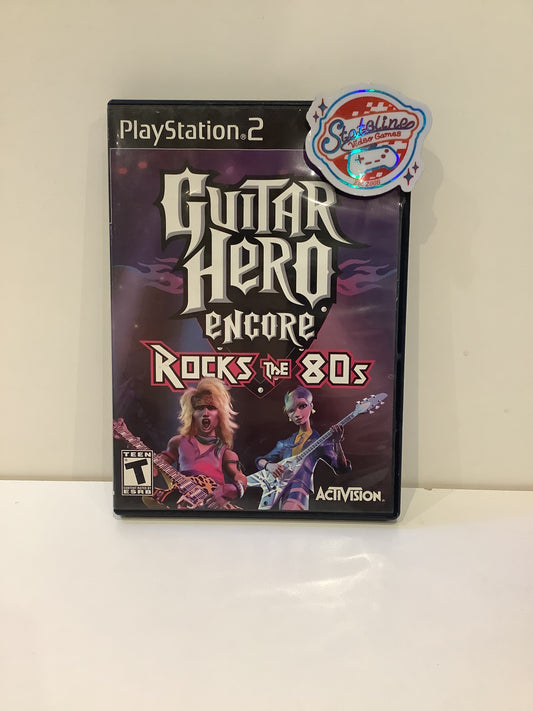 Guitar Hero Encore Rocks the 80's - Playstation 2