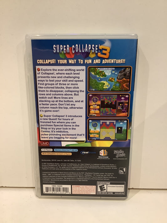 Super Collapse 3 - PSP