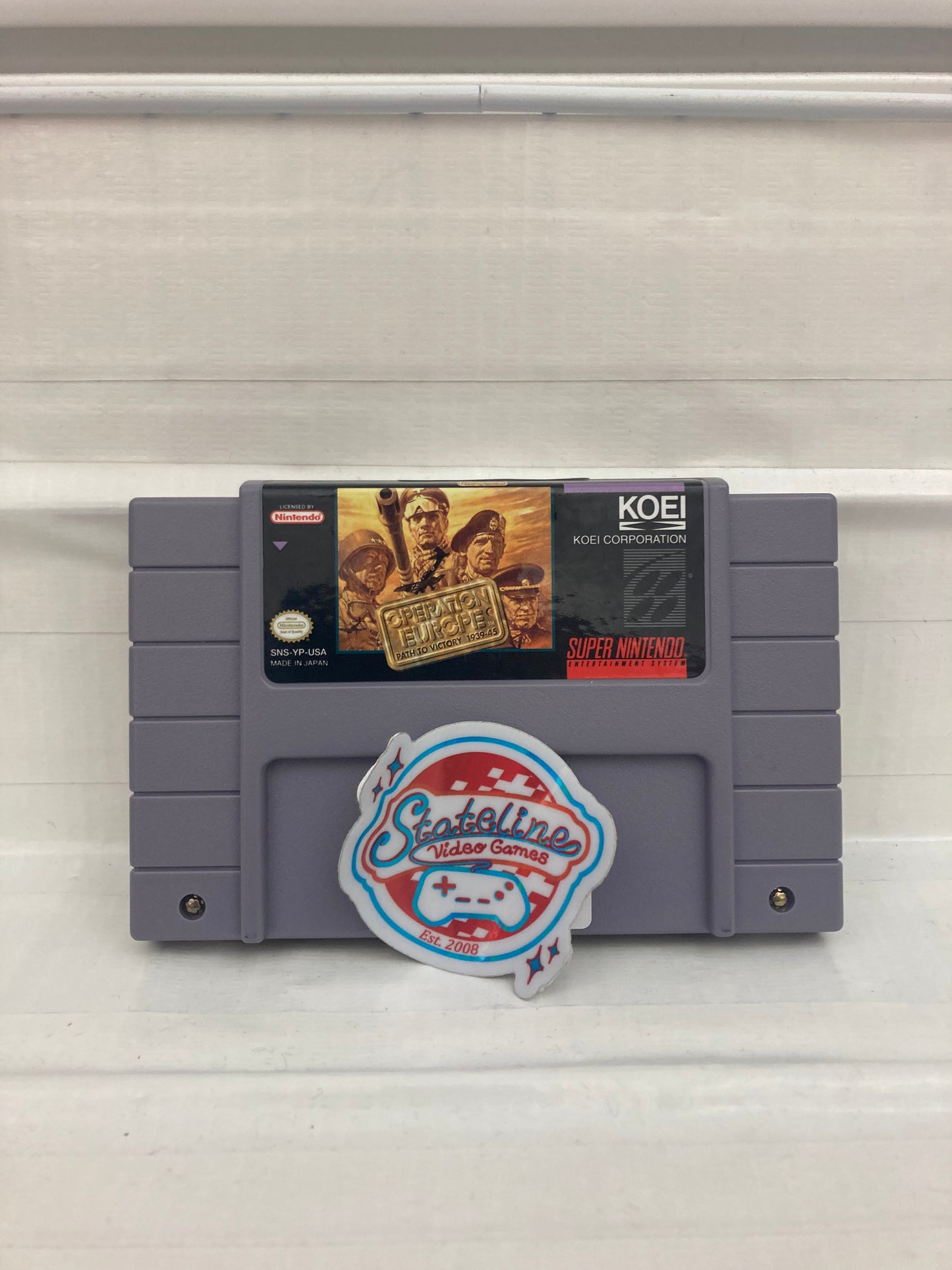 Operation Europe Path to Victory 1939-45 - Super Nintendo