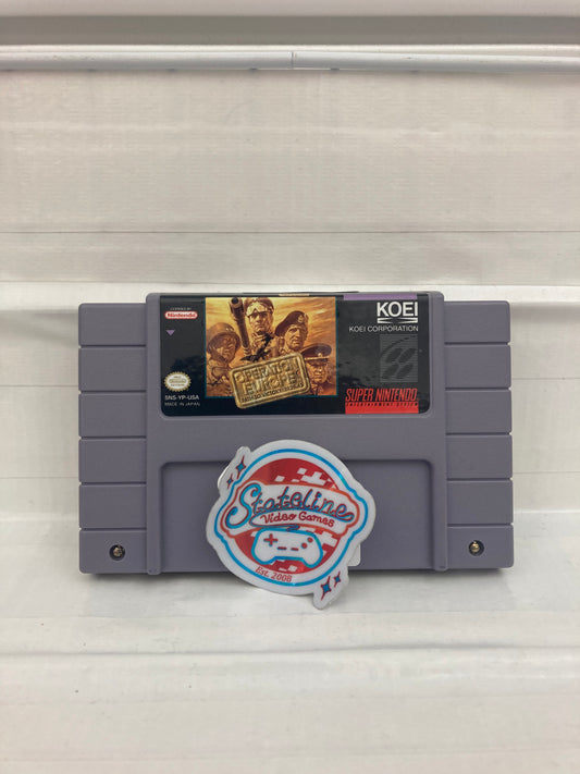 Operation Europe Path to Victory 1939-45 - Super Nintendo