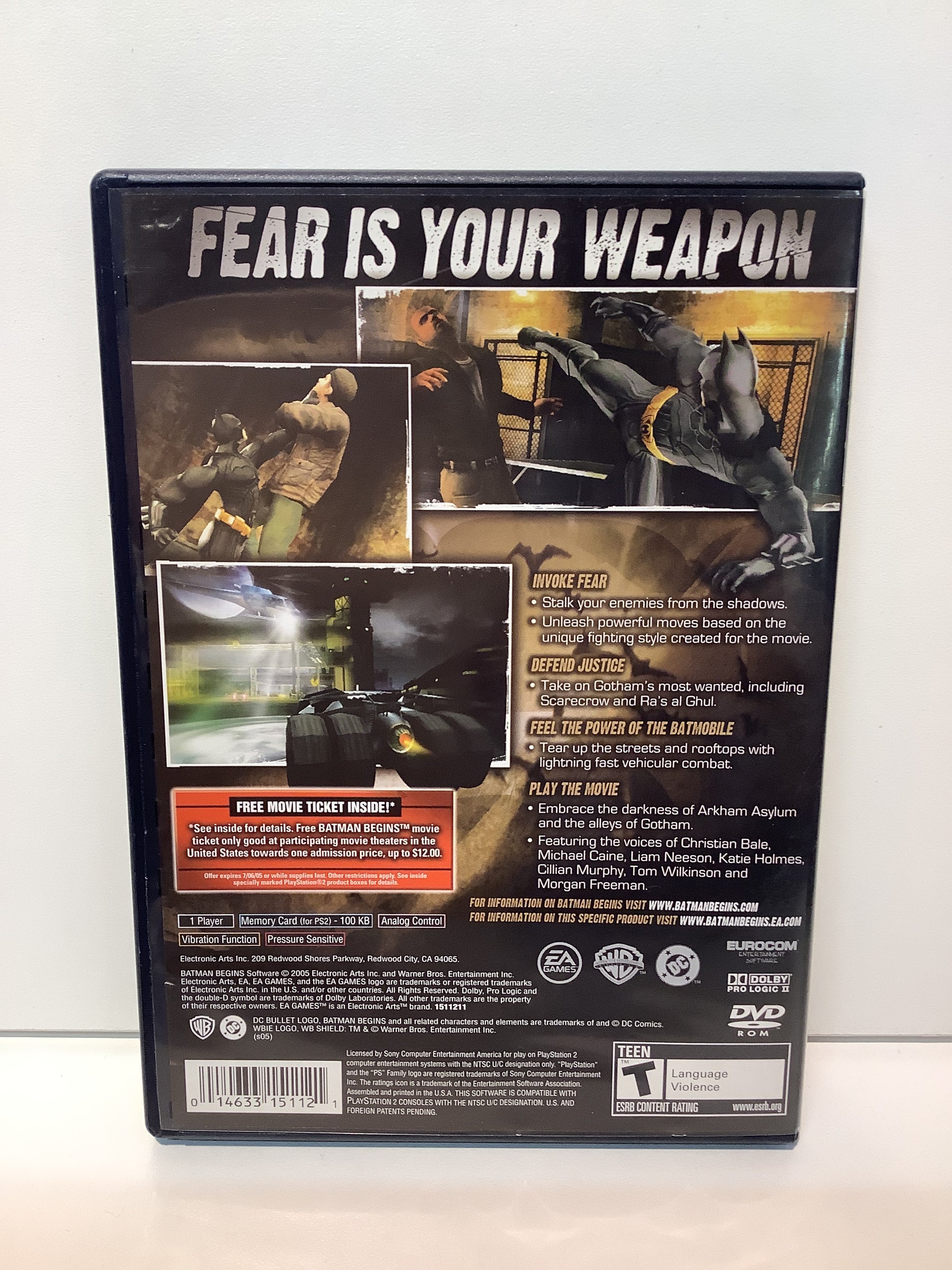 Batman Begins - Playstation 2 - PS2 (Gebraucht) in Kloten für CHF 5 Batman Begins - Playstation 2 - PS2 (Gebraucht) in Kloten für CHF 5