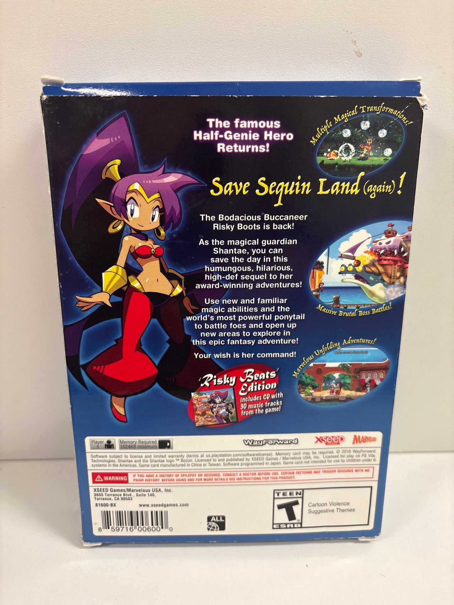 Shantae Half-Genie Hero [Risky Beats Edition] - Playstation Vita