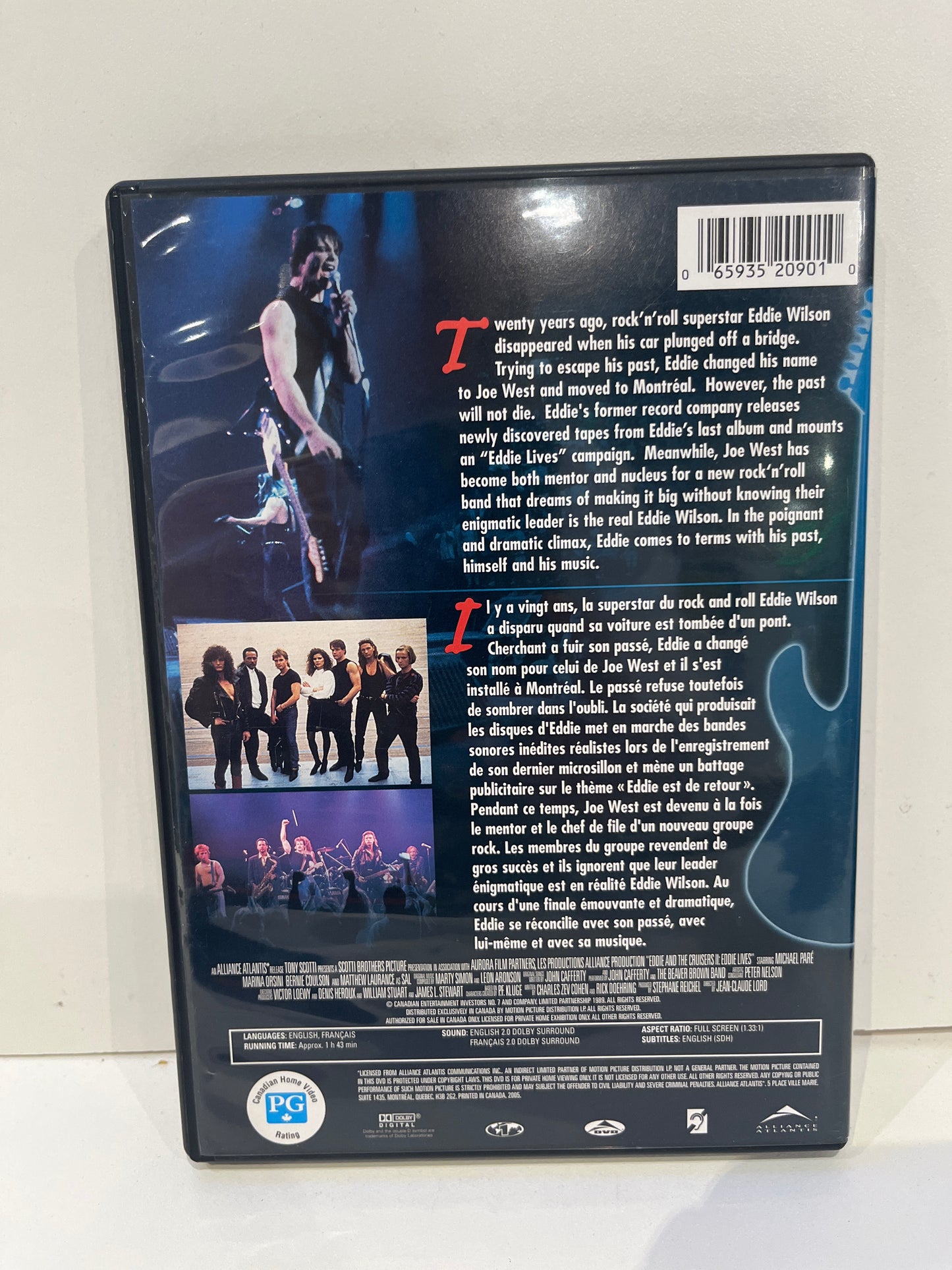 Eddie and the Cruisers II - DVD