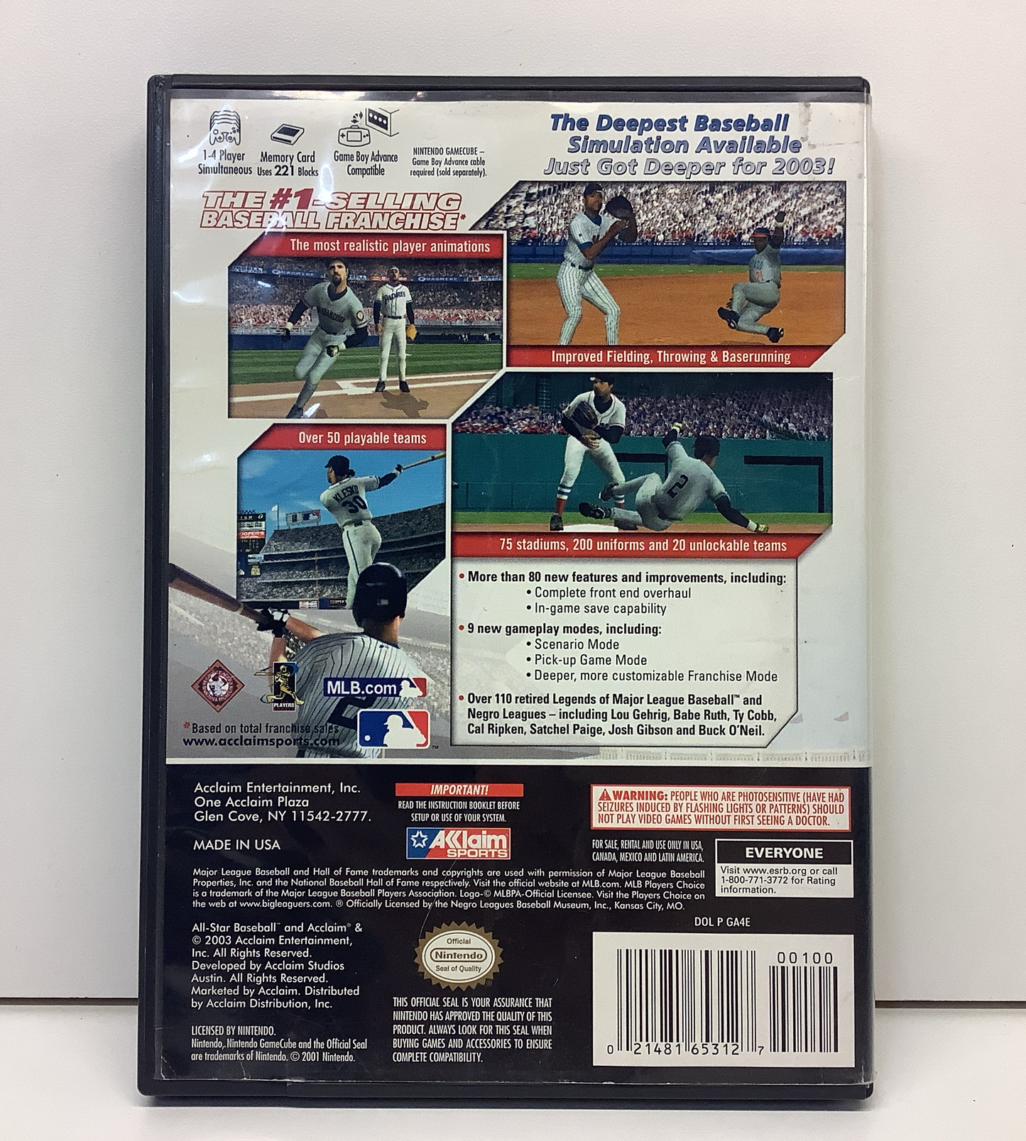 All-Star Baseball 2004 - Gamecube