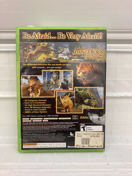 Cabela's Dangerous Hunts 2009 - Xbox 360