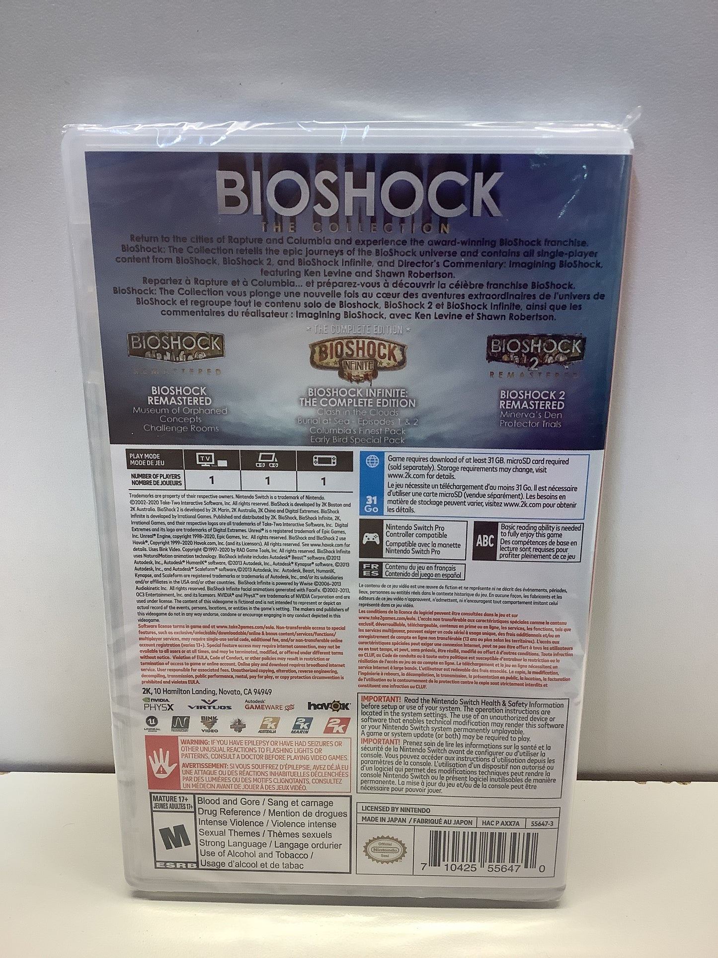 Bioshock The Collection - Nintendo Switch