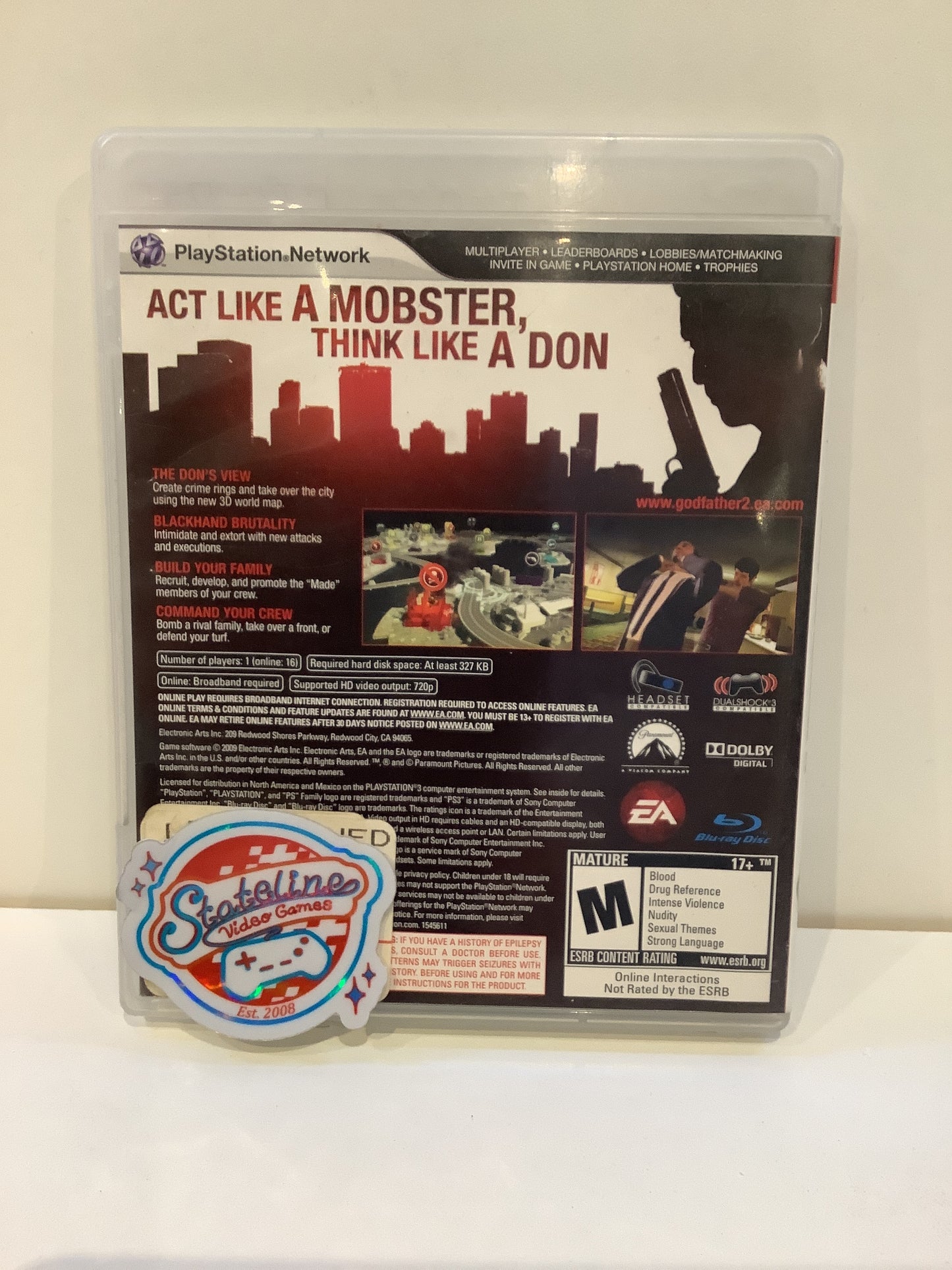 The Godfather II - Playstation 3