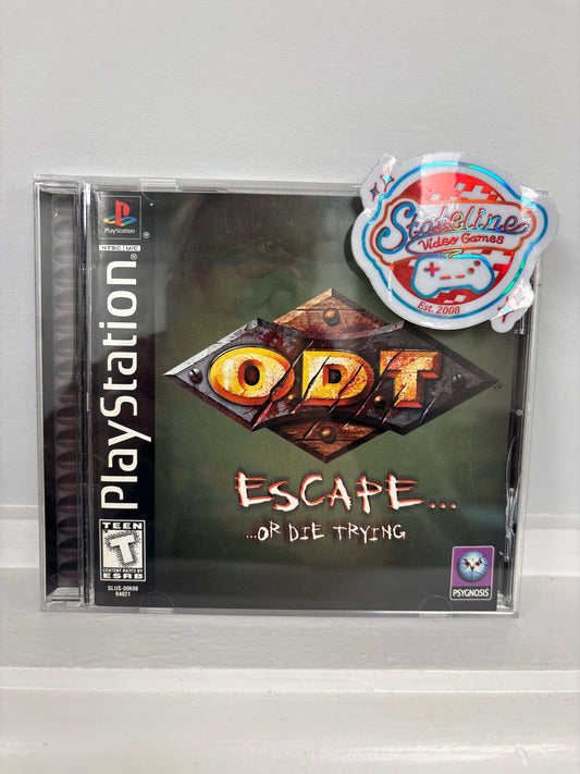 ODT Escape or Die Trying - Playstation