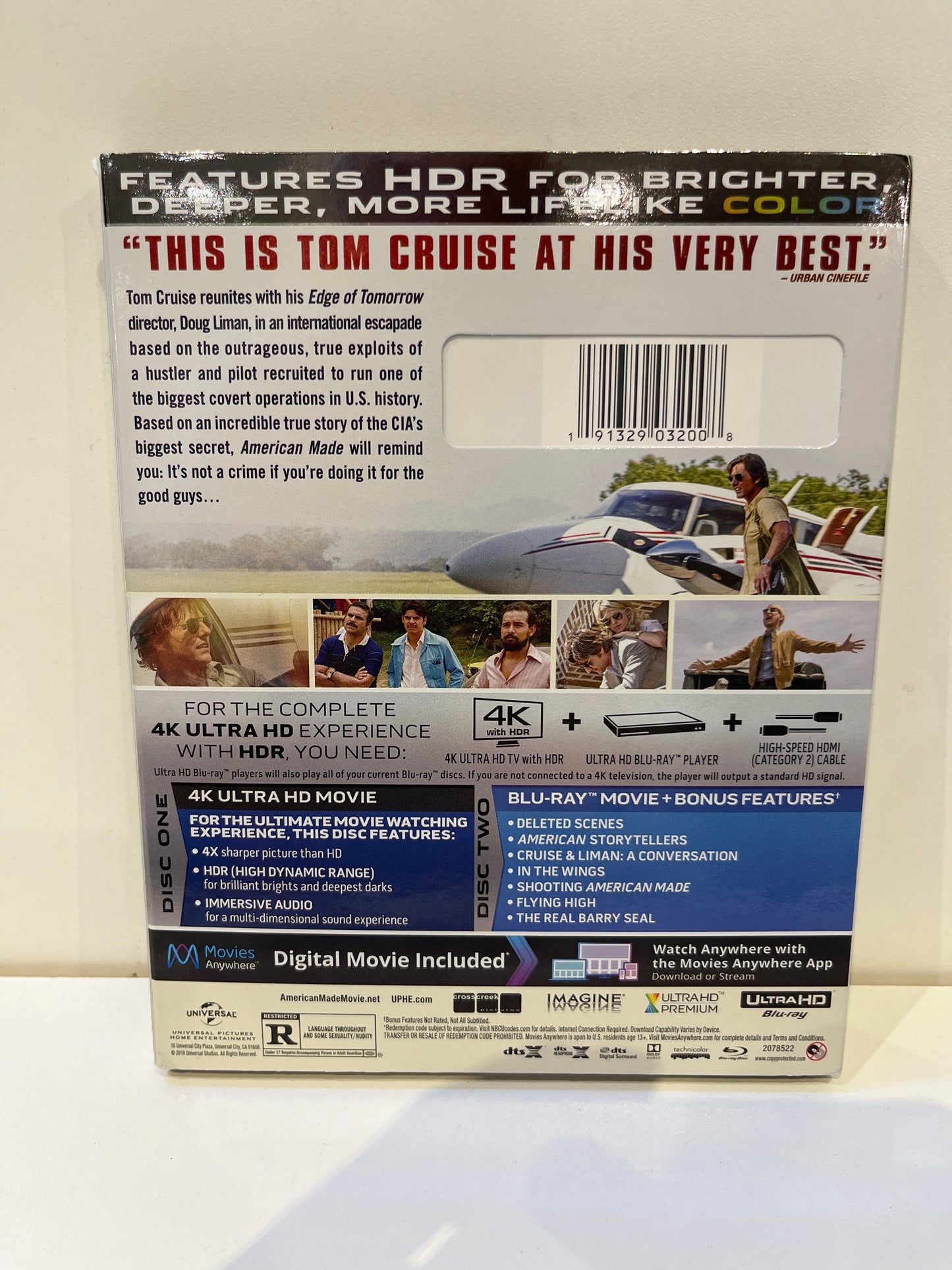 American Made 4K - Blu-Ray