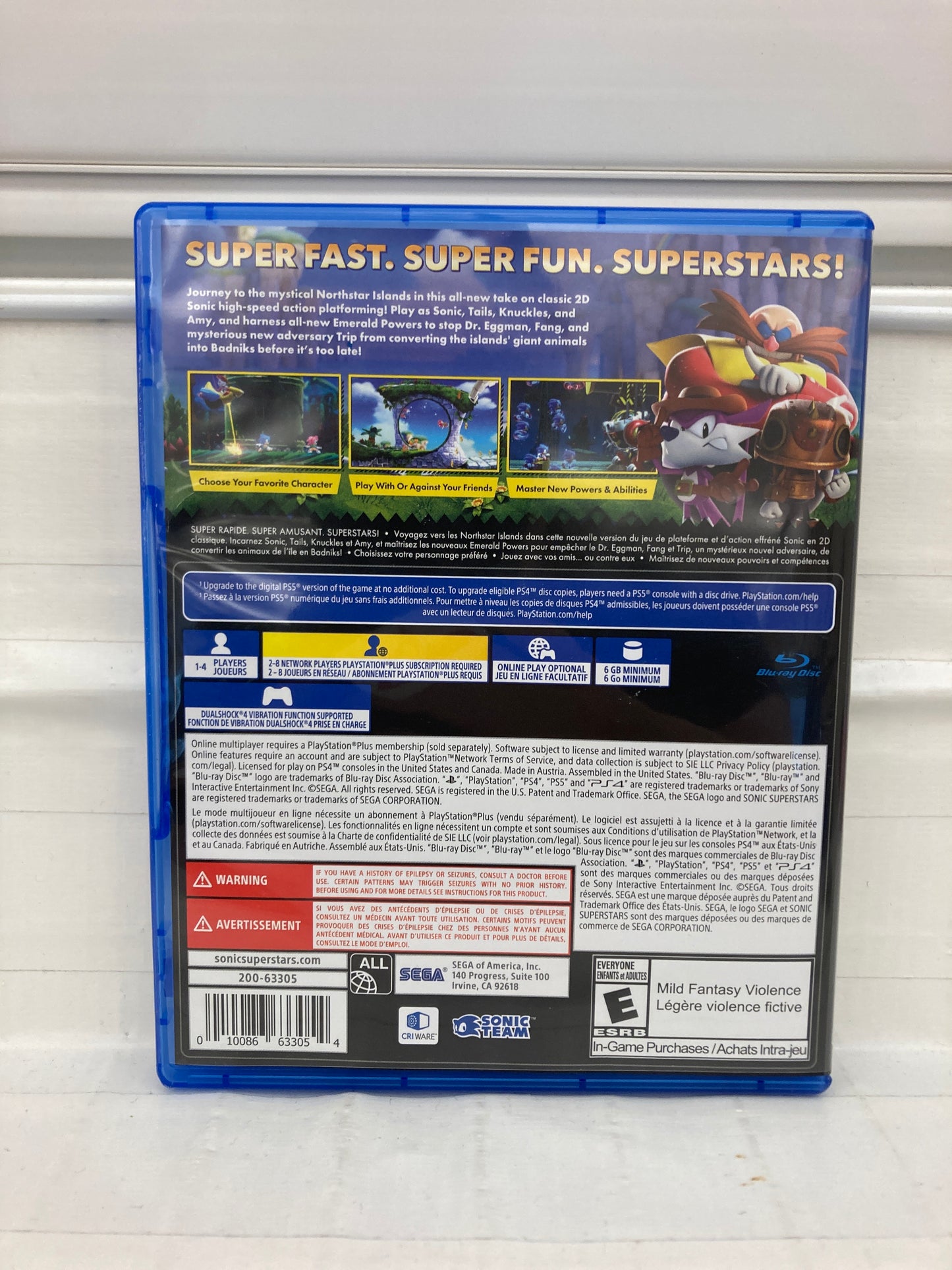 Sonic Superstars - Playstation 4