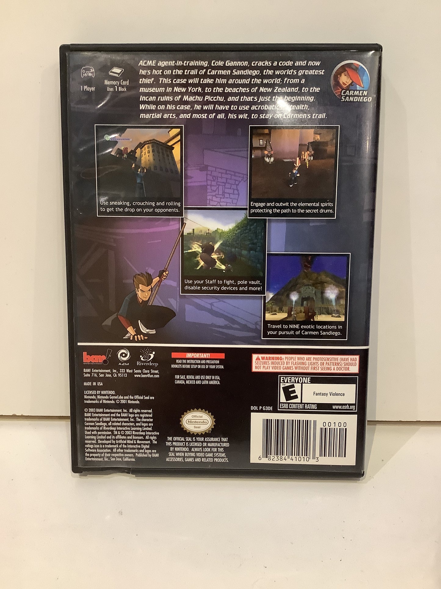 Carmen Sandiego The Secret of the Stolen Drums - Gamecube
