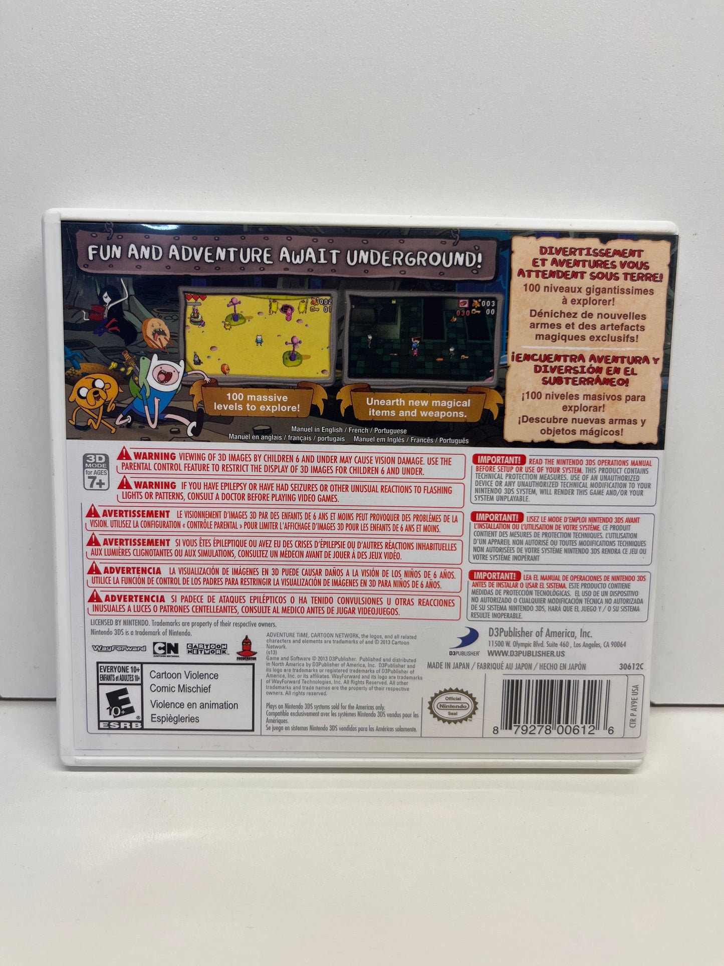 Adventure Time: Explore the Dungeon Because I Don't Know - Nintendo 3DS
