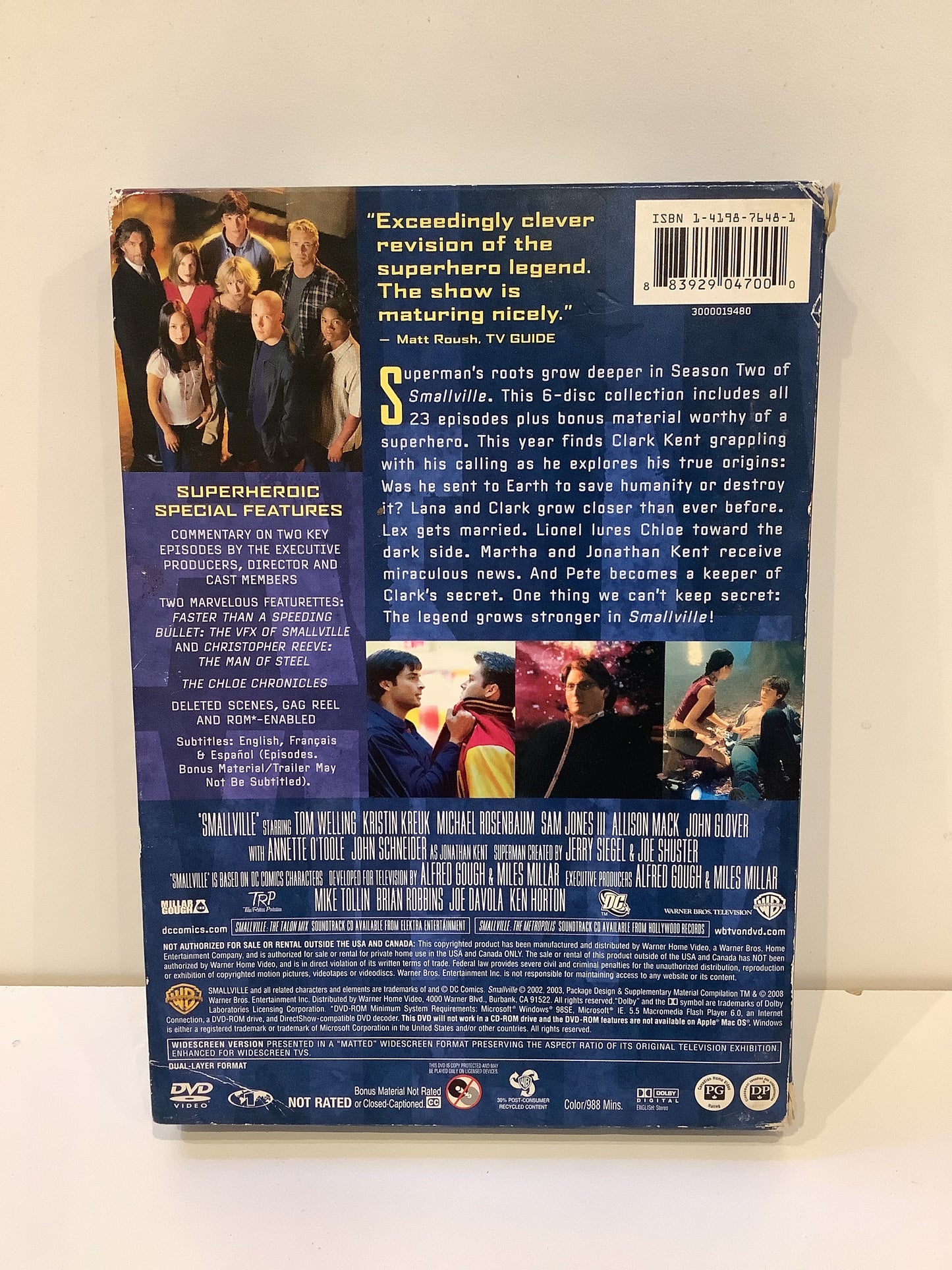 Smallville: The Complete Second Season - DVD