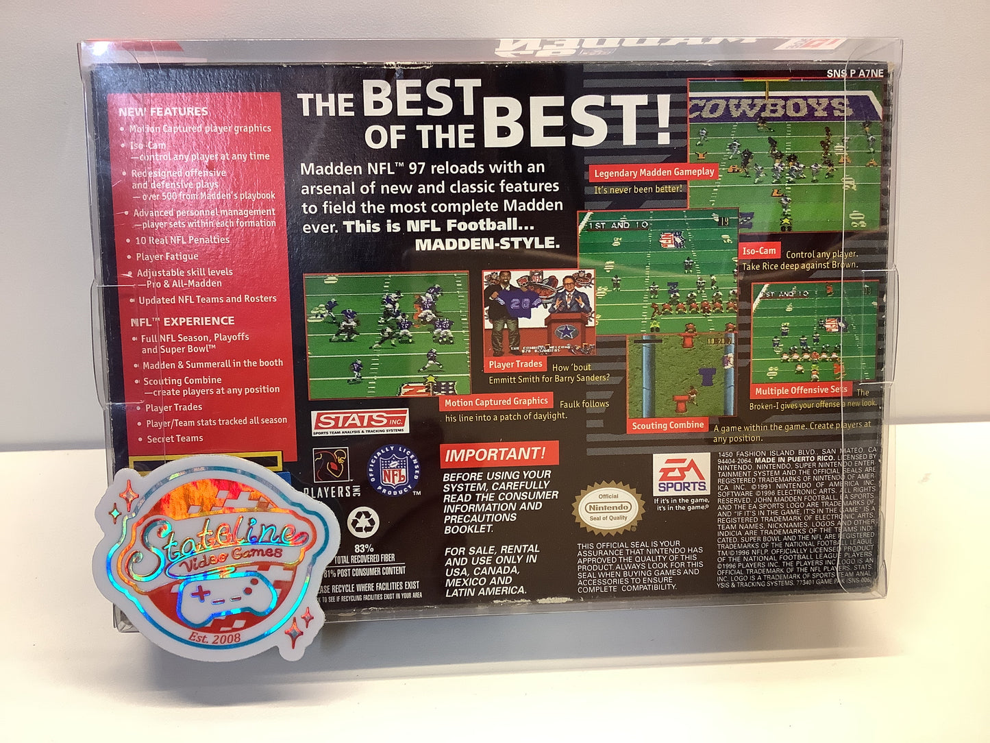 Madden 97 - Super Nintendo