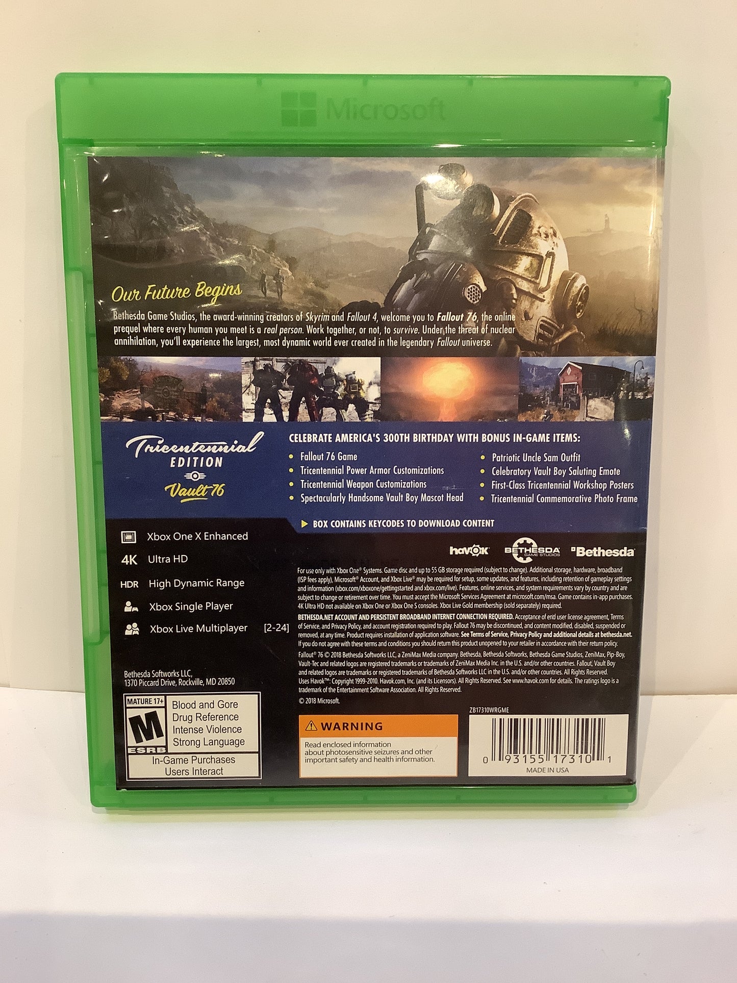 Fallout 76 [Tricentennial Edition] - Xbox One