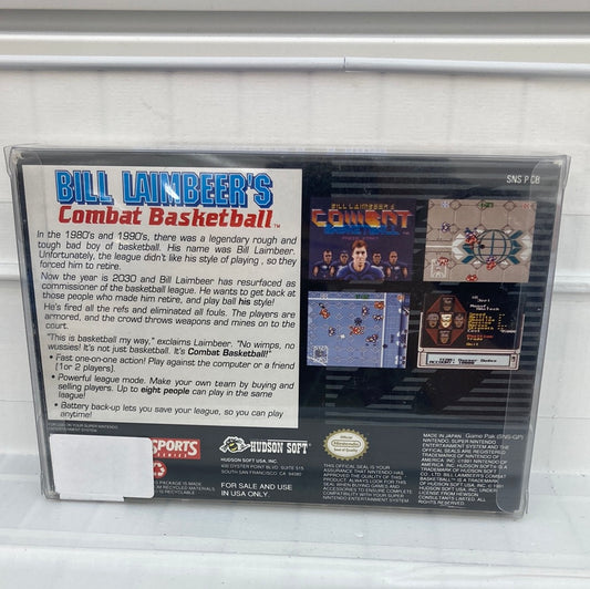 Bill Laimbeer's Combat Basketball - Super Nintendo