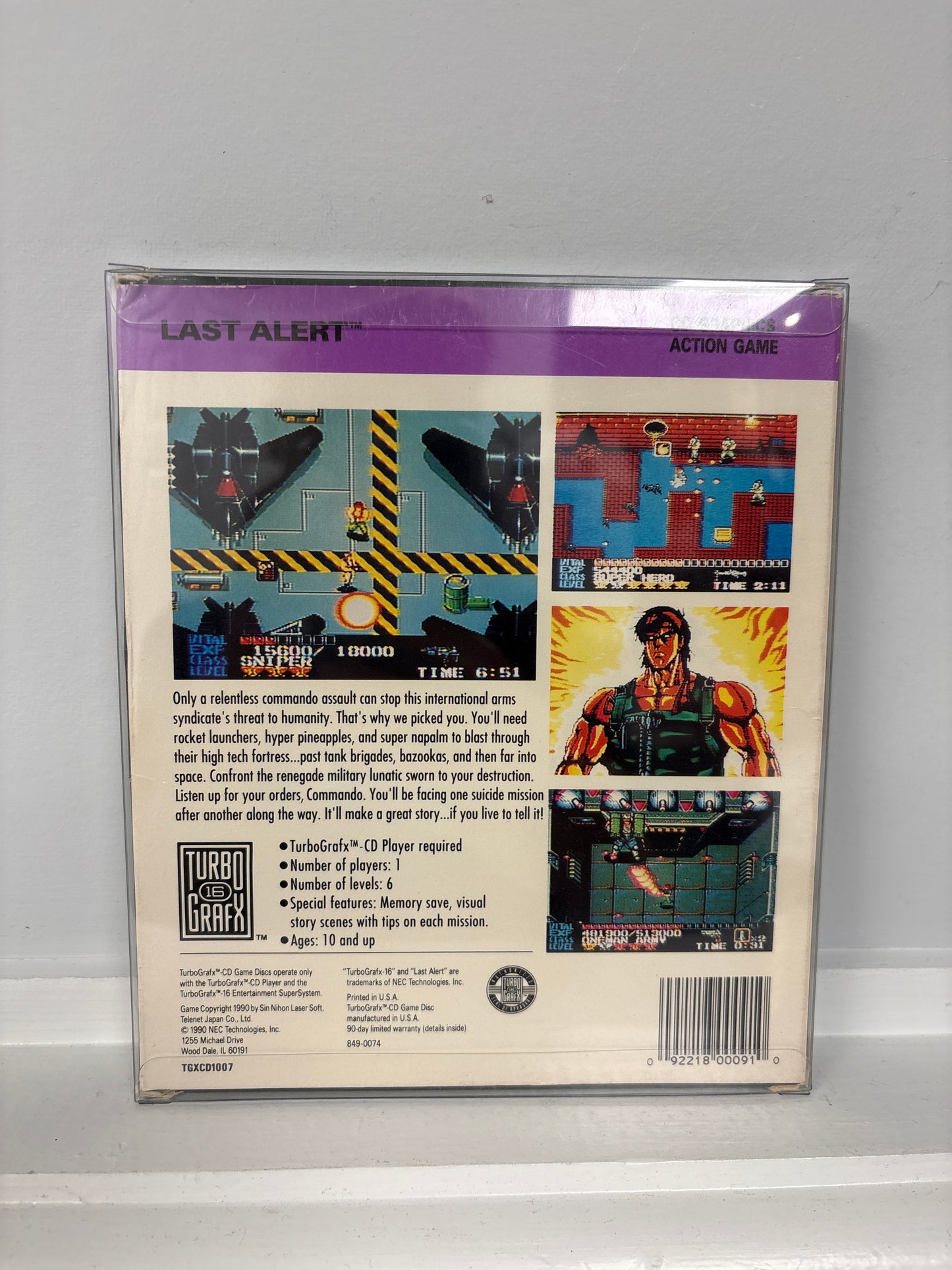 Last Alert - TurboGrafx-16 CD