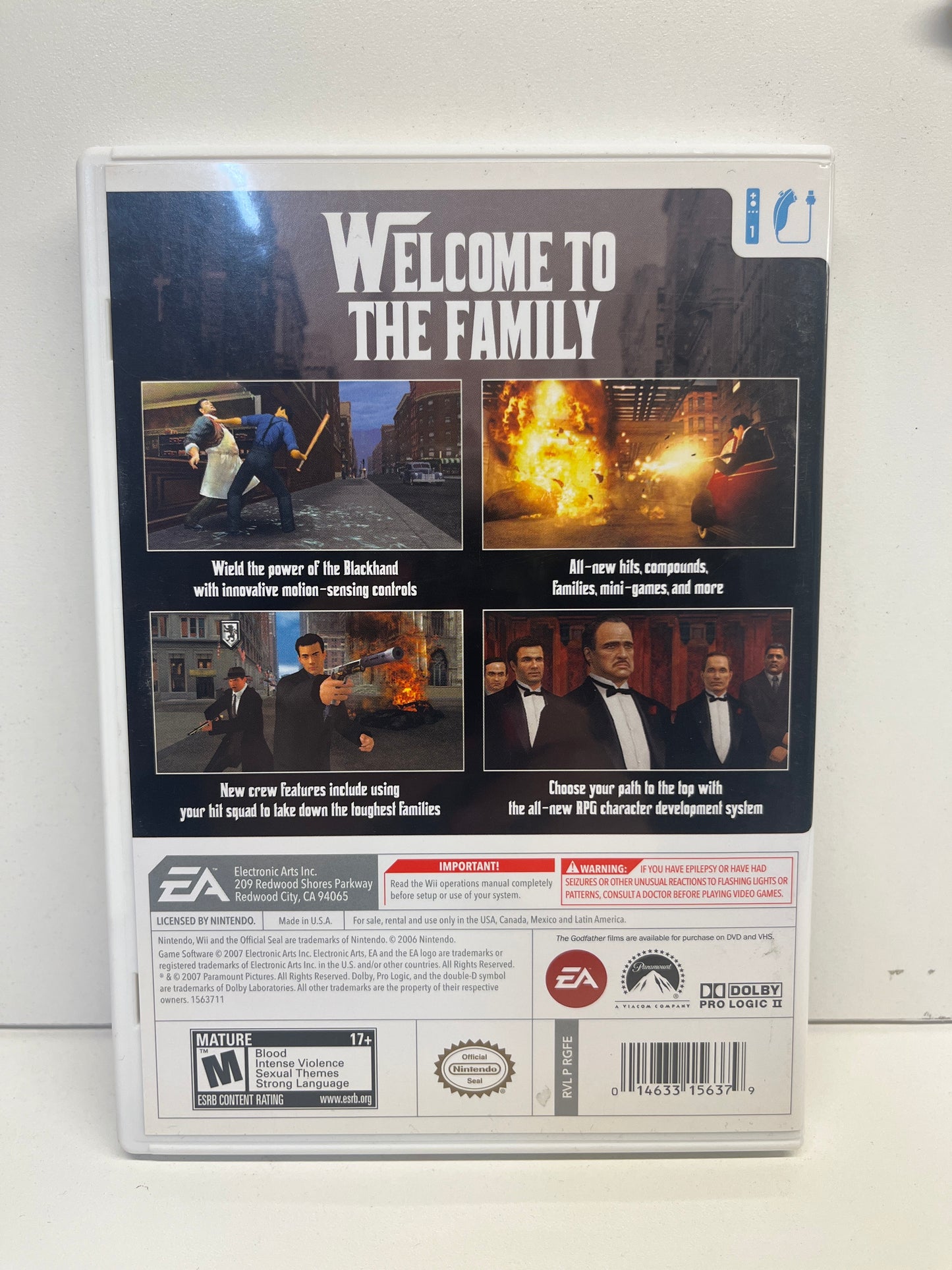The Godfather Blackhand Edition - Wii