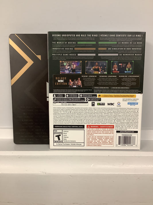 Undisputed [Deluxe WBC Edition] - Playstation 5
