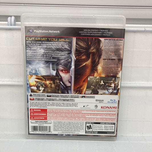 Metal Gear Rising: Revengeance - Playstation 3