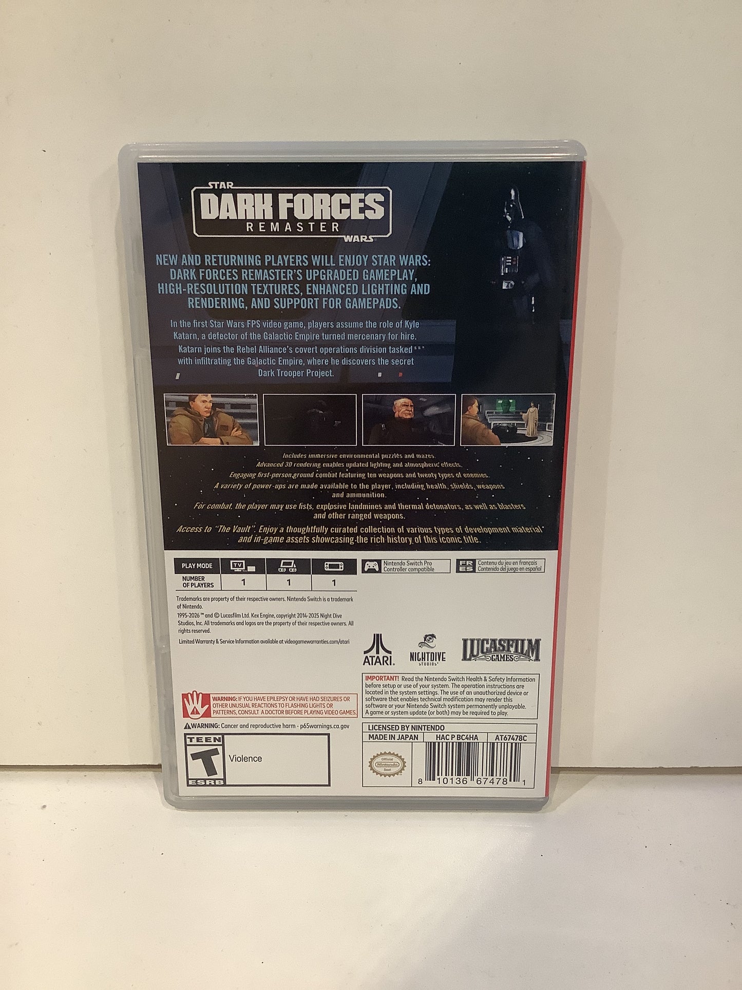 Star Wars Dark Forces: Remaster - Nintendo Switch
