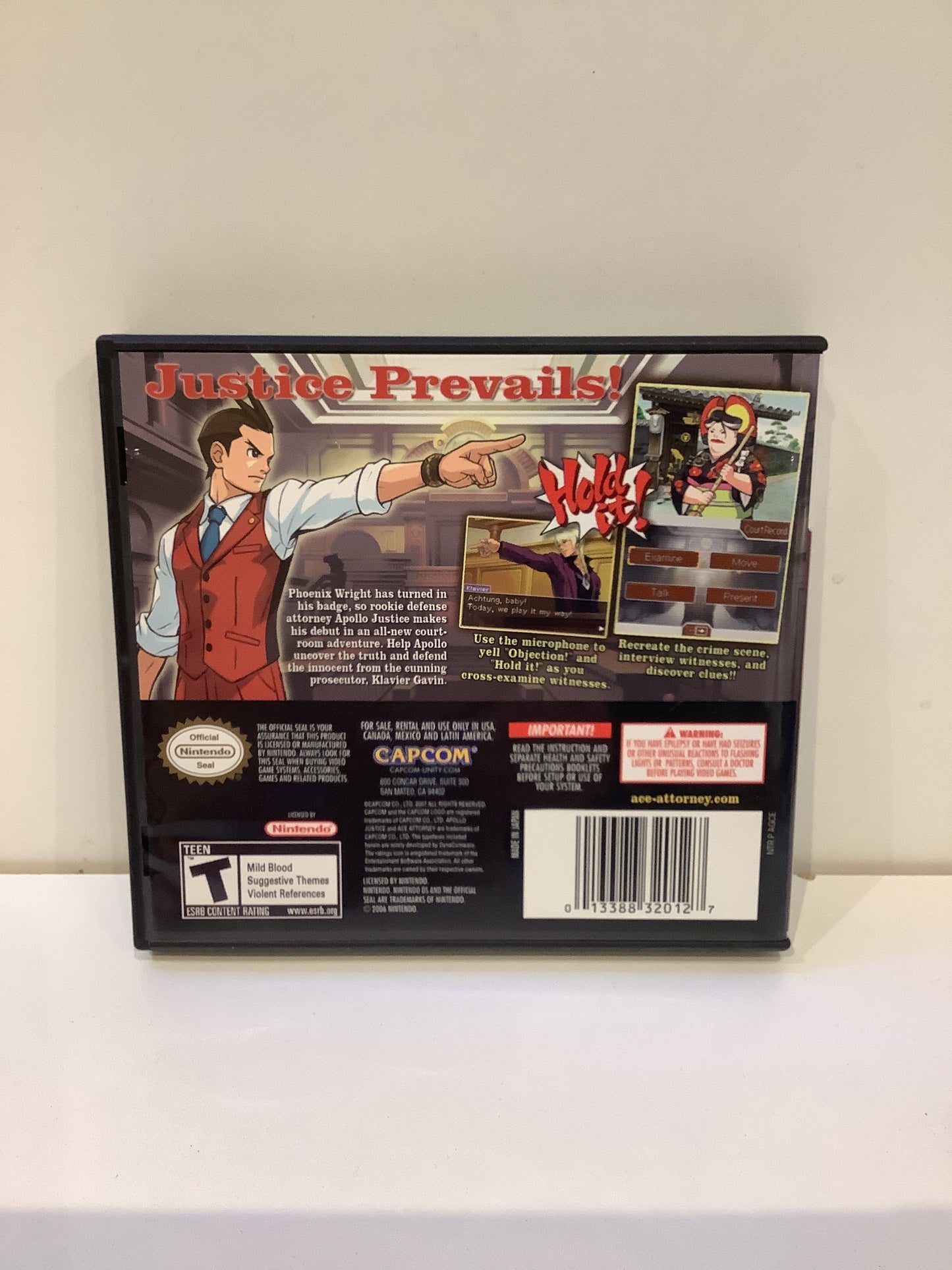 Ace Attorney Apollo Justice - Nintendo DS
