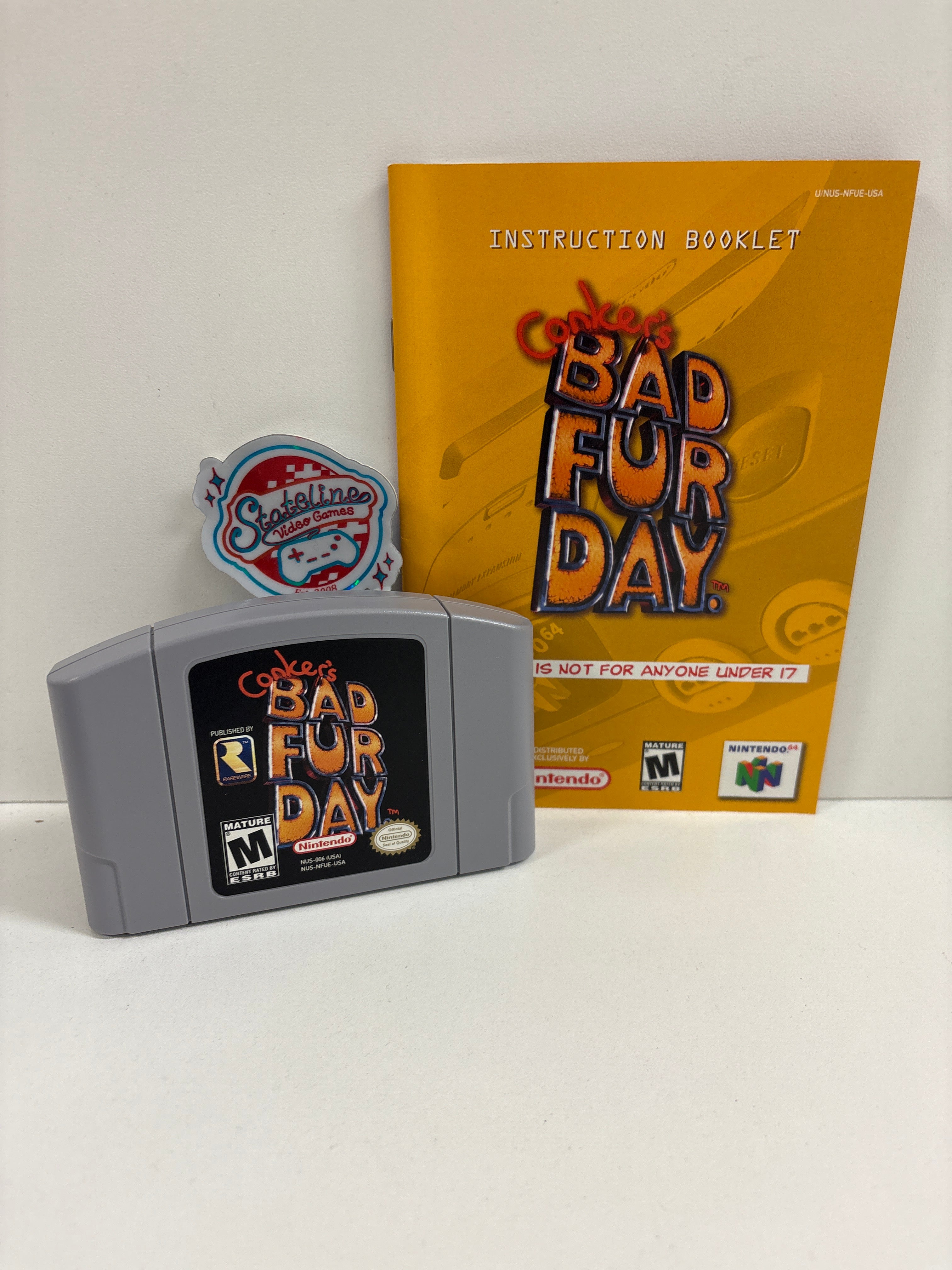 Conker's Bad Fur Day - Nintendo 64 – Stateline Video Games Inc.