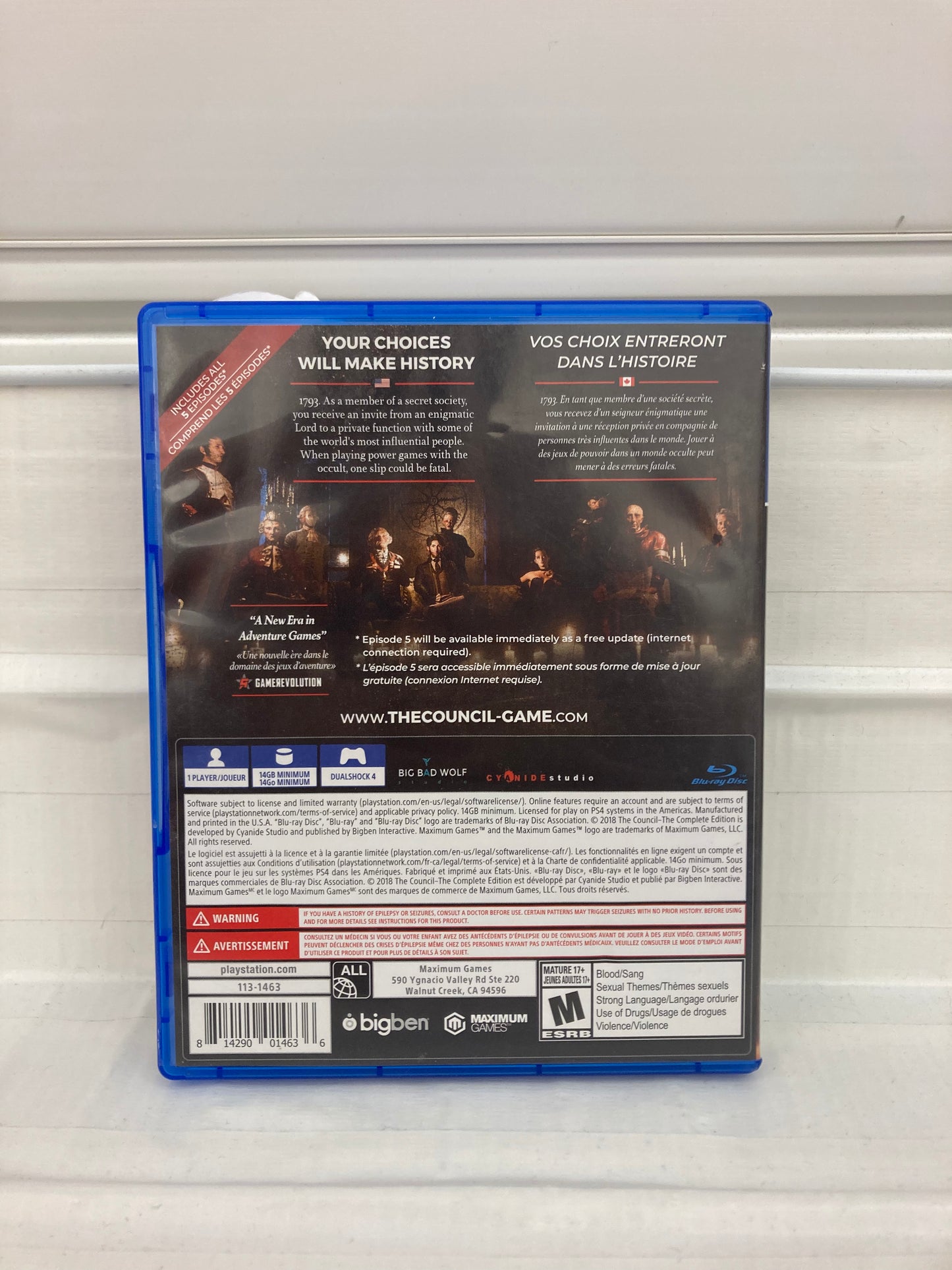 The Council [Complete Edition] - Playstation 4