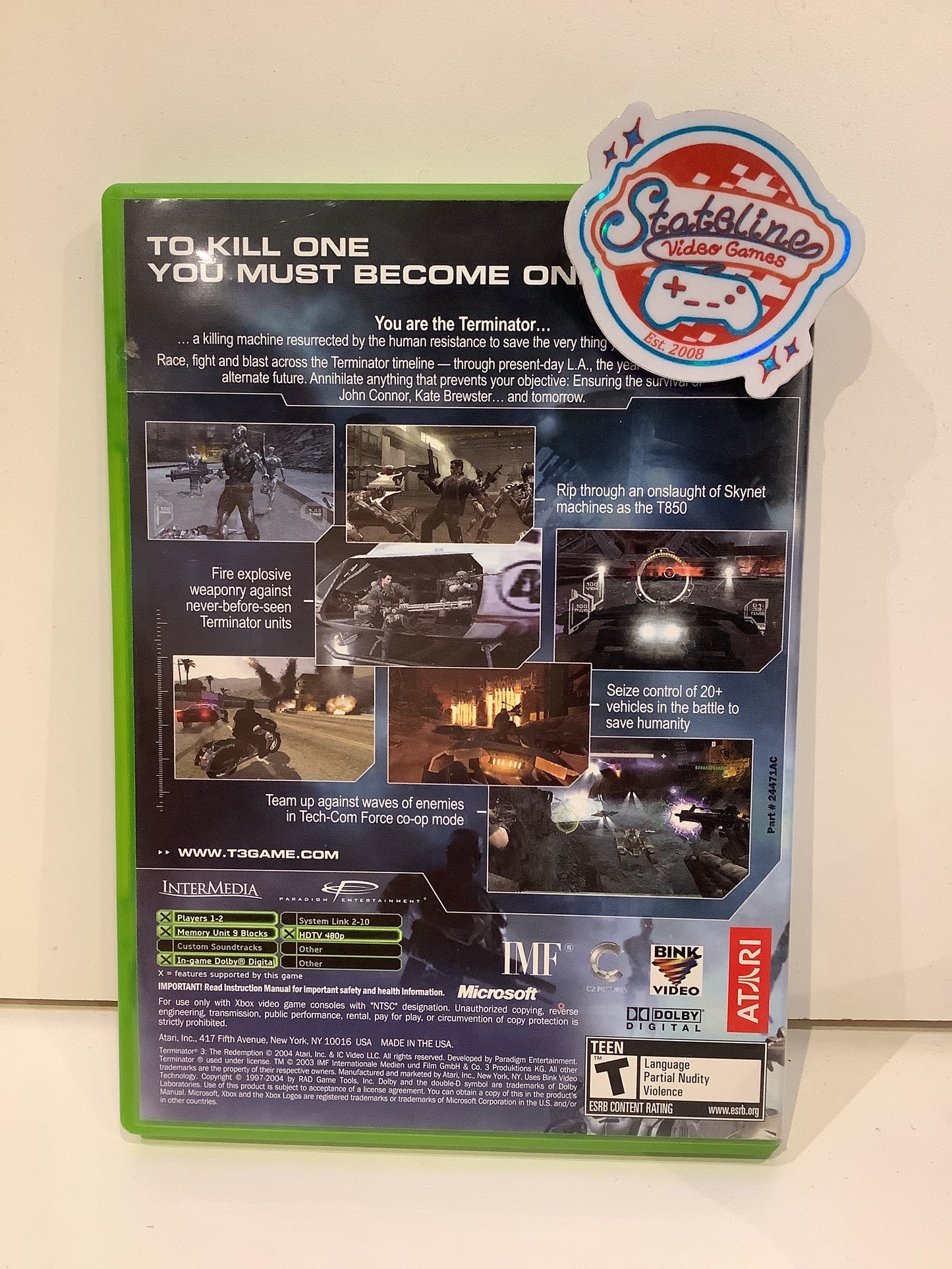 Terminator 3 Redemption - Xbox