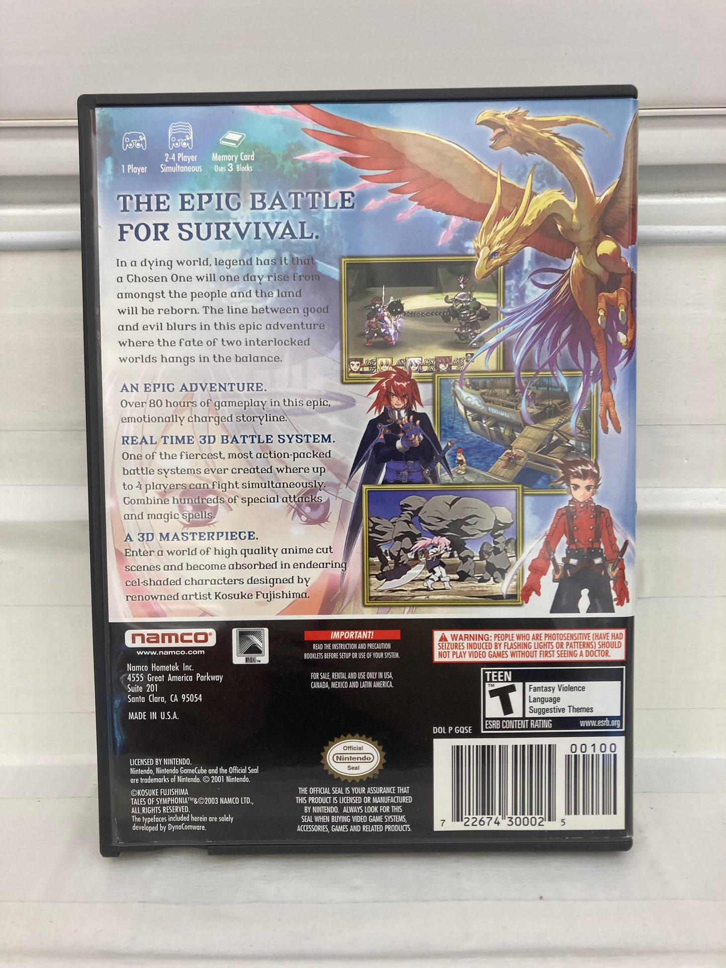 Tales of Symphonia [Player's Choice] - Gamecube