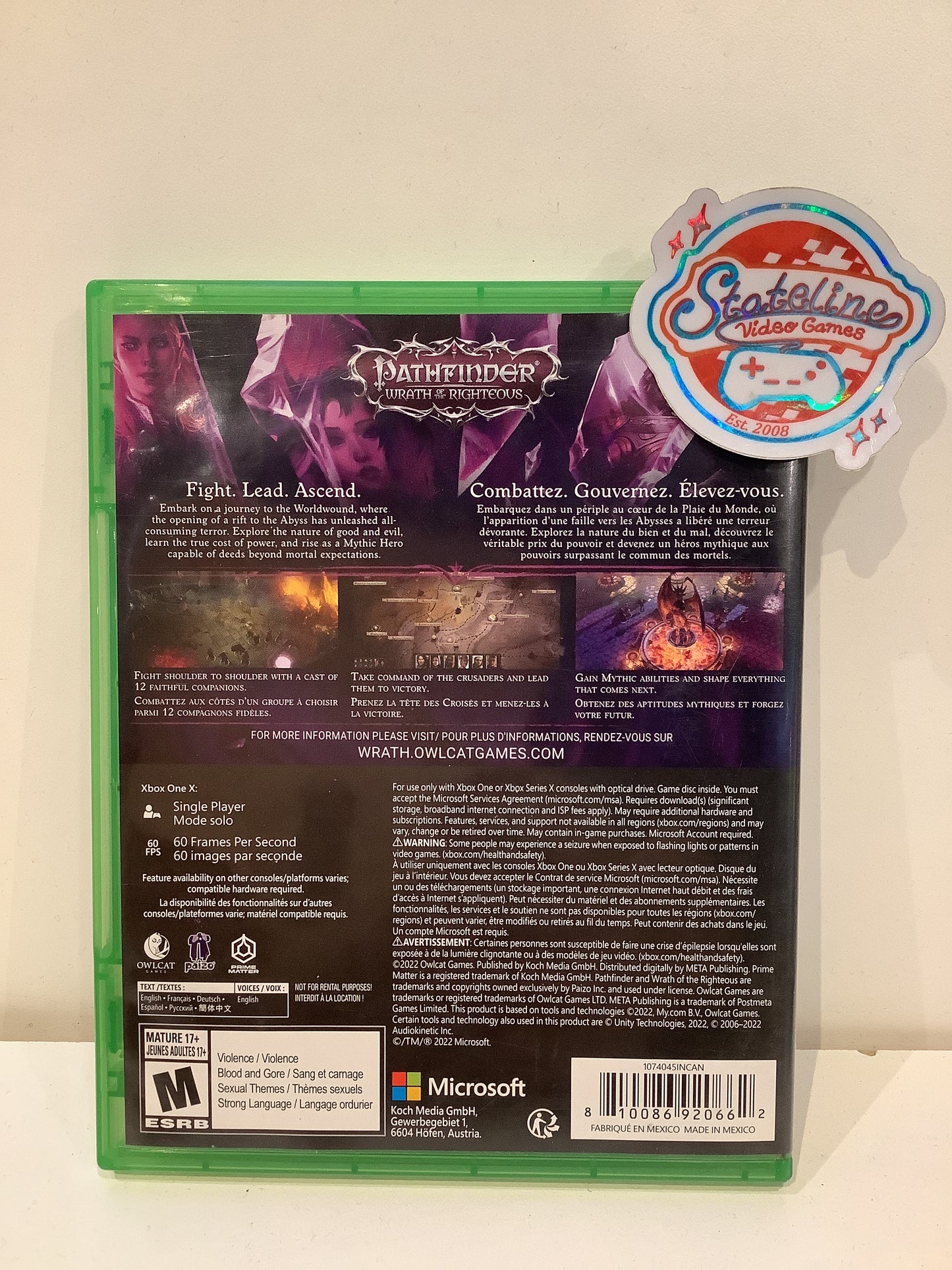Pathfinder: Wrath of the Righteous - Xbox One