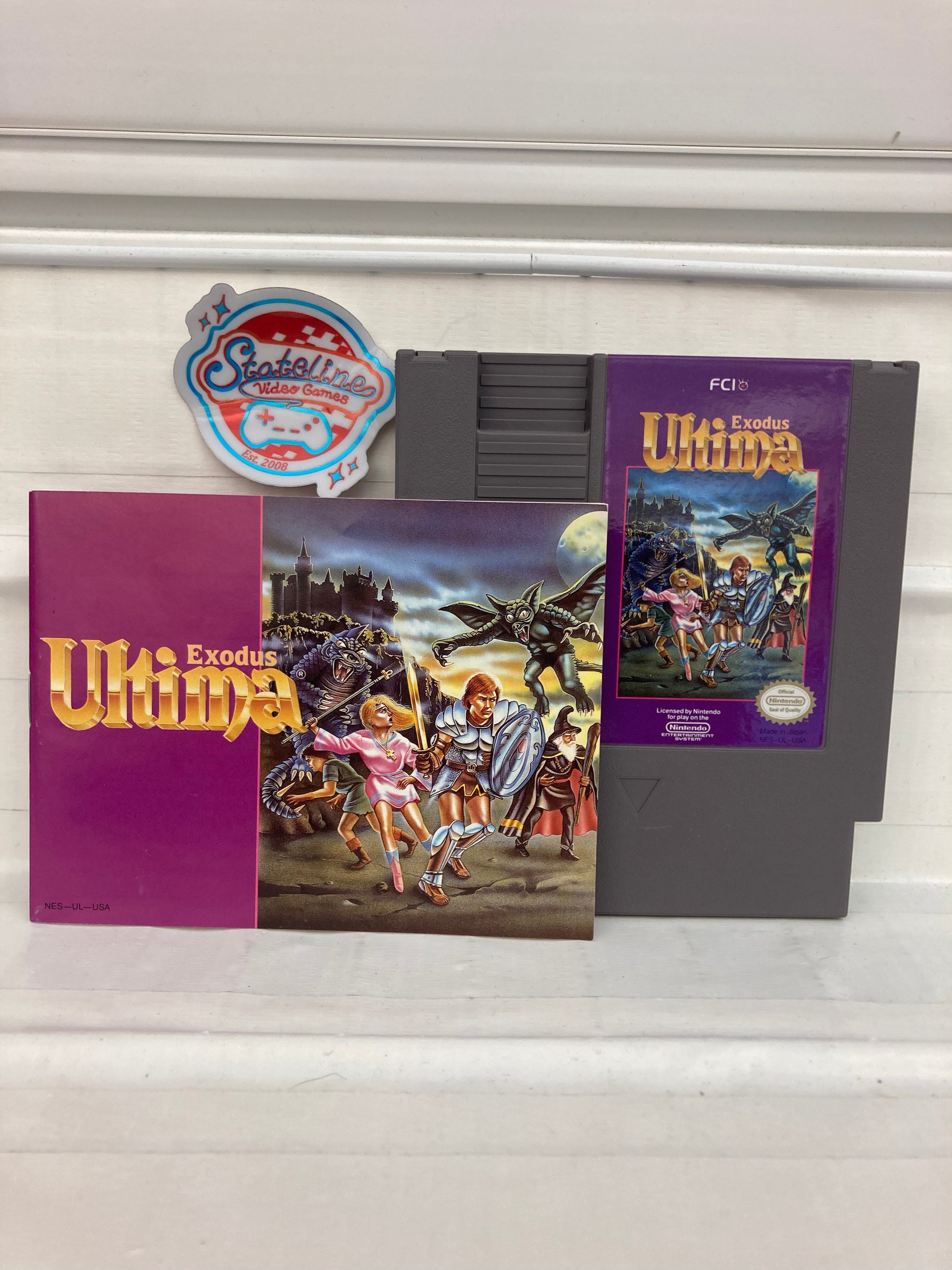 UltimaⅢ exodus pc98 Ultima Exodus - NES – Stateline Video Games Inc.