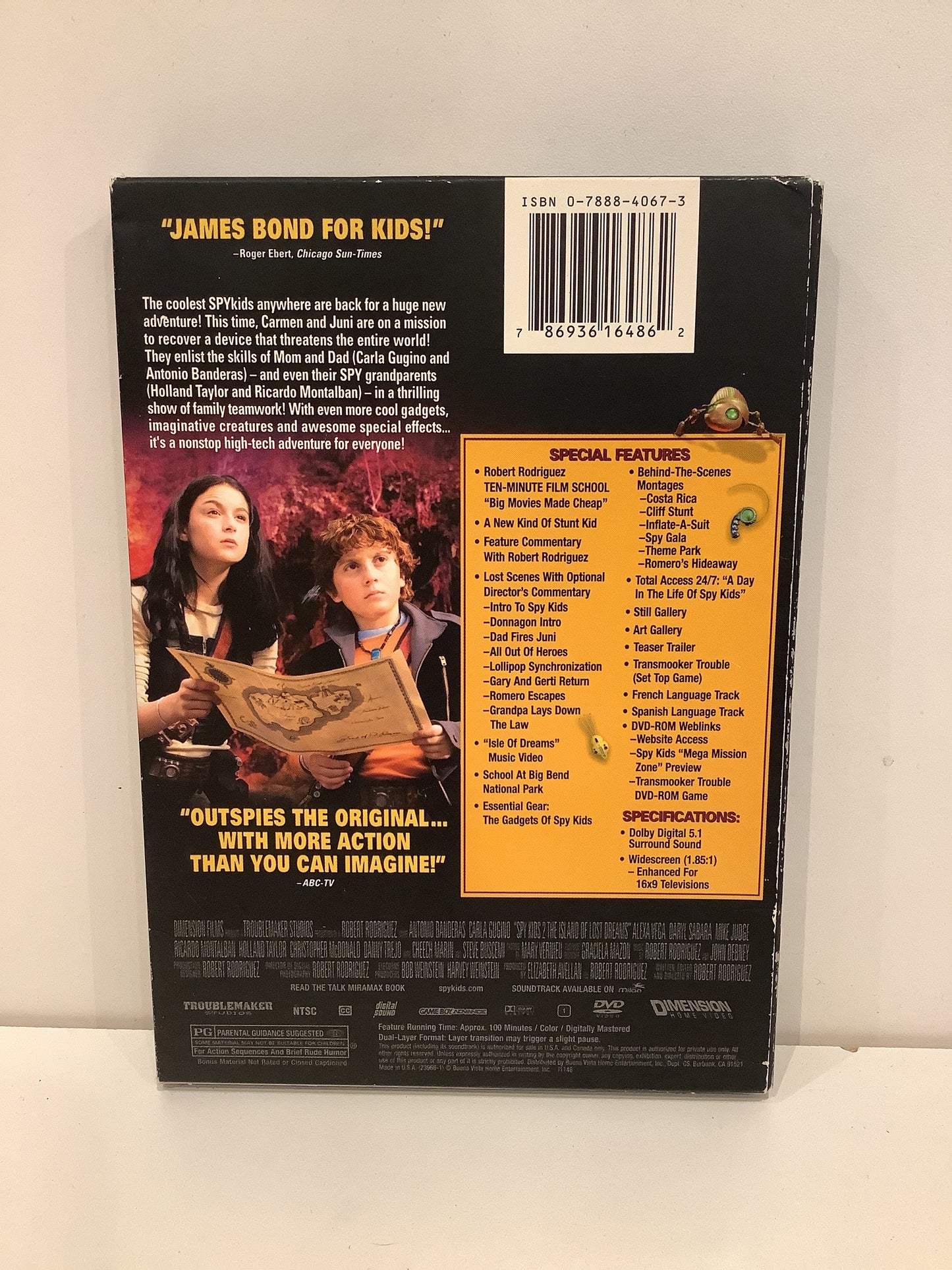 Spy Kids 2: The Island of Lost Dreams - DVD