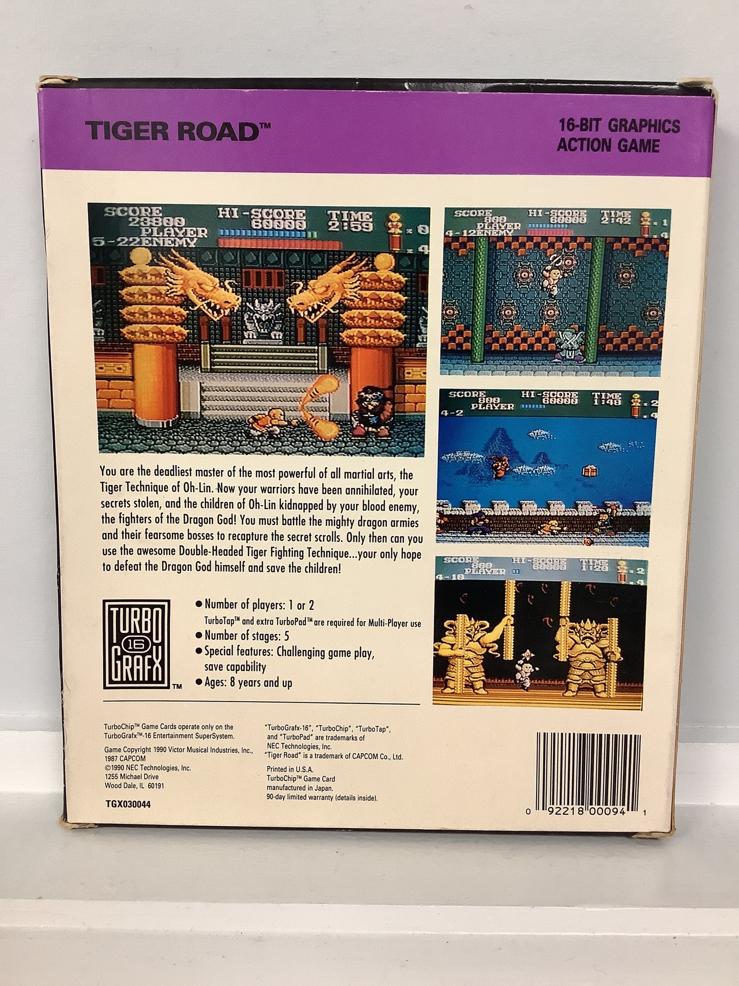 Tiger Road - TurboGrafx-16