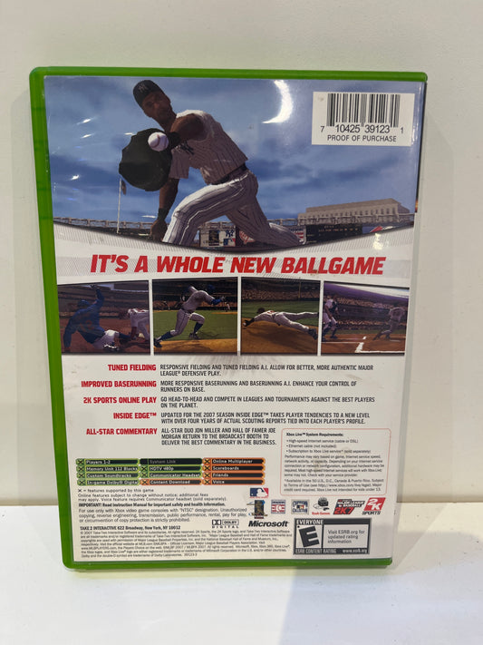 Major League Baseball 2K7 - Xbox