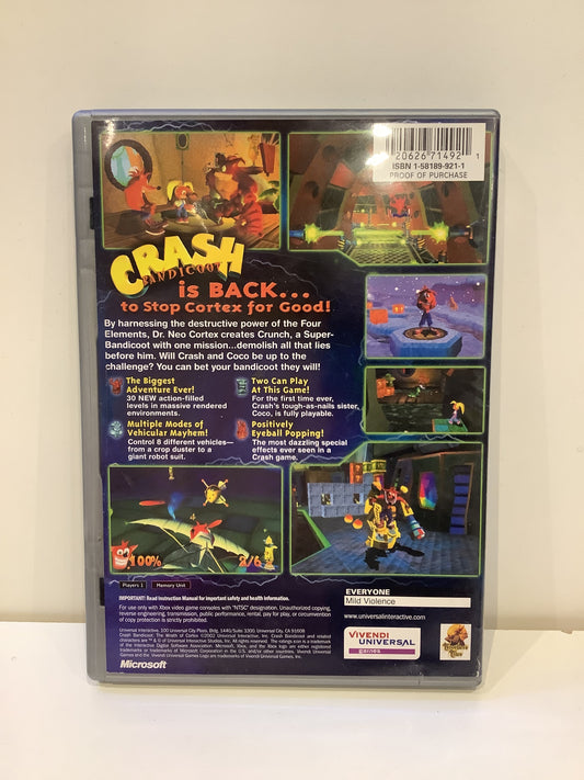 Crash Bandicoot The Wrath of Cortex [Platinum Hits] - Xbox