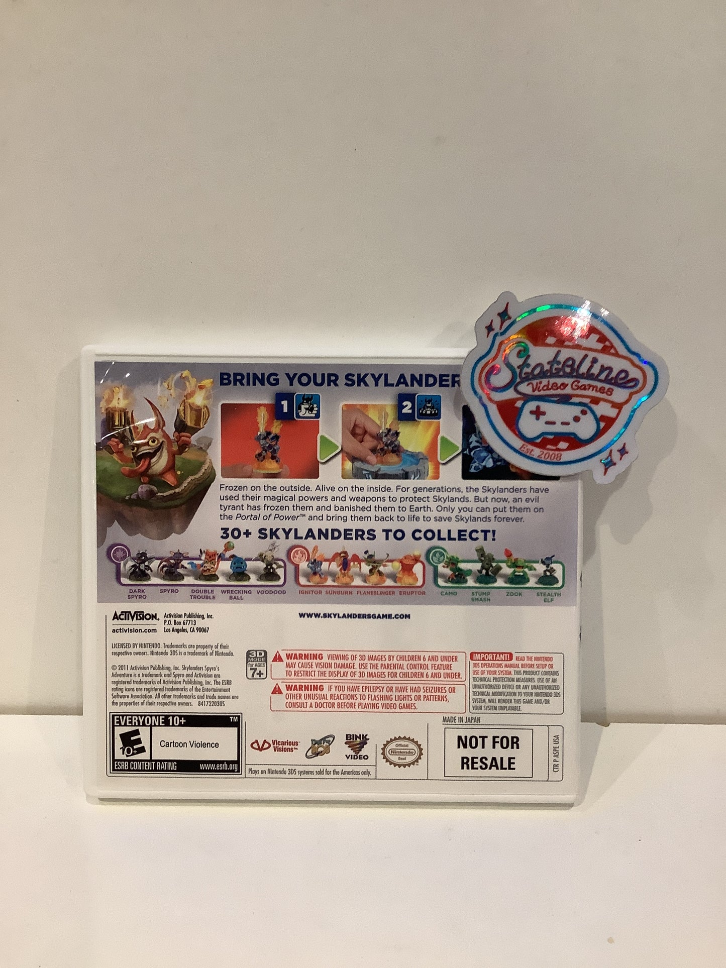Skylanders Spyro's Adventure - Nintendo 3DS