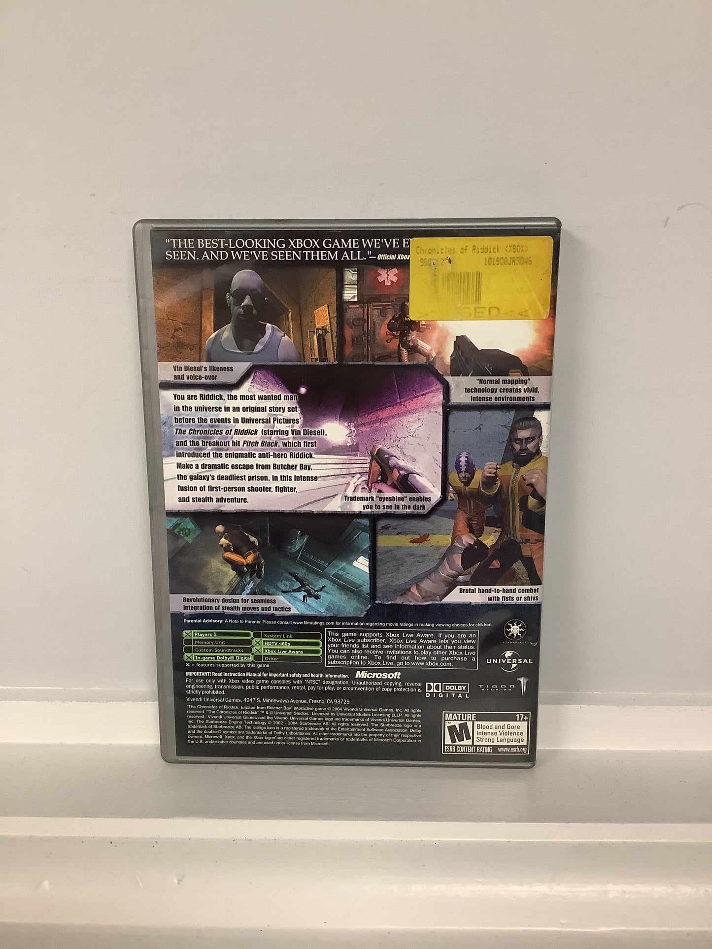 Chronicles of Riddick: Escape from Butcher Bay [Platinum Hits] - Xbox