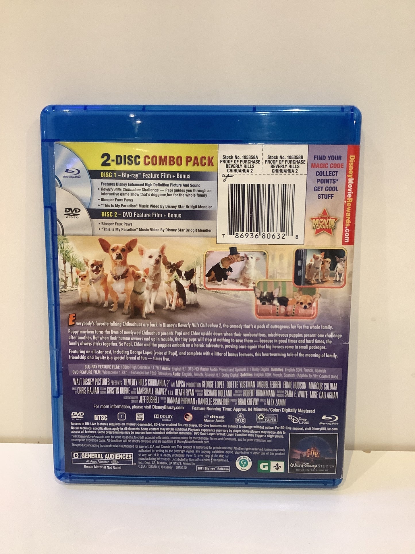 Beverly Hills Chihuahua 2 - Blu-Ray