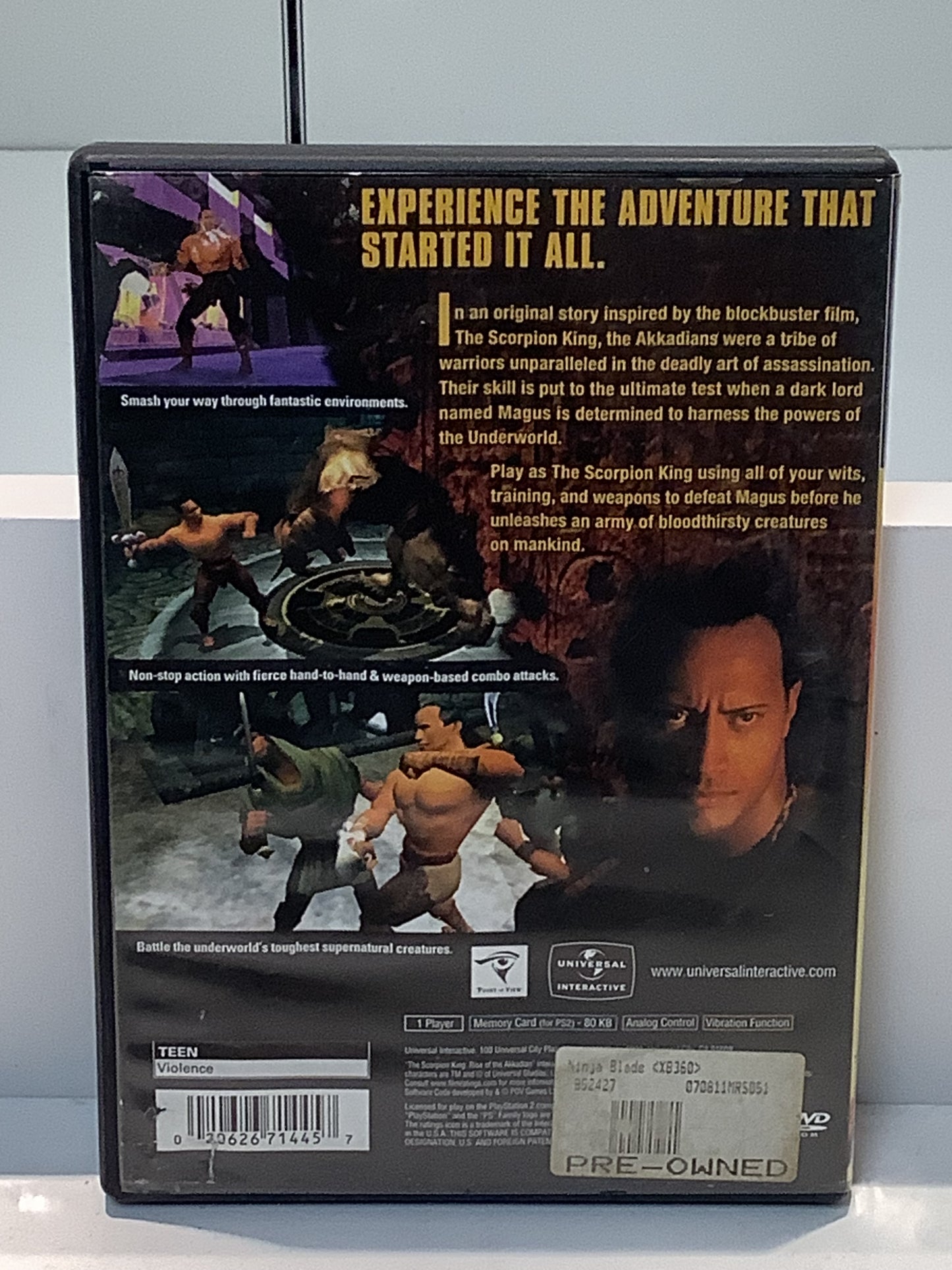 The Scorpion King Rise of the Akkadian - Playstation 2