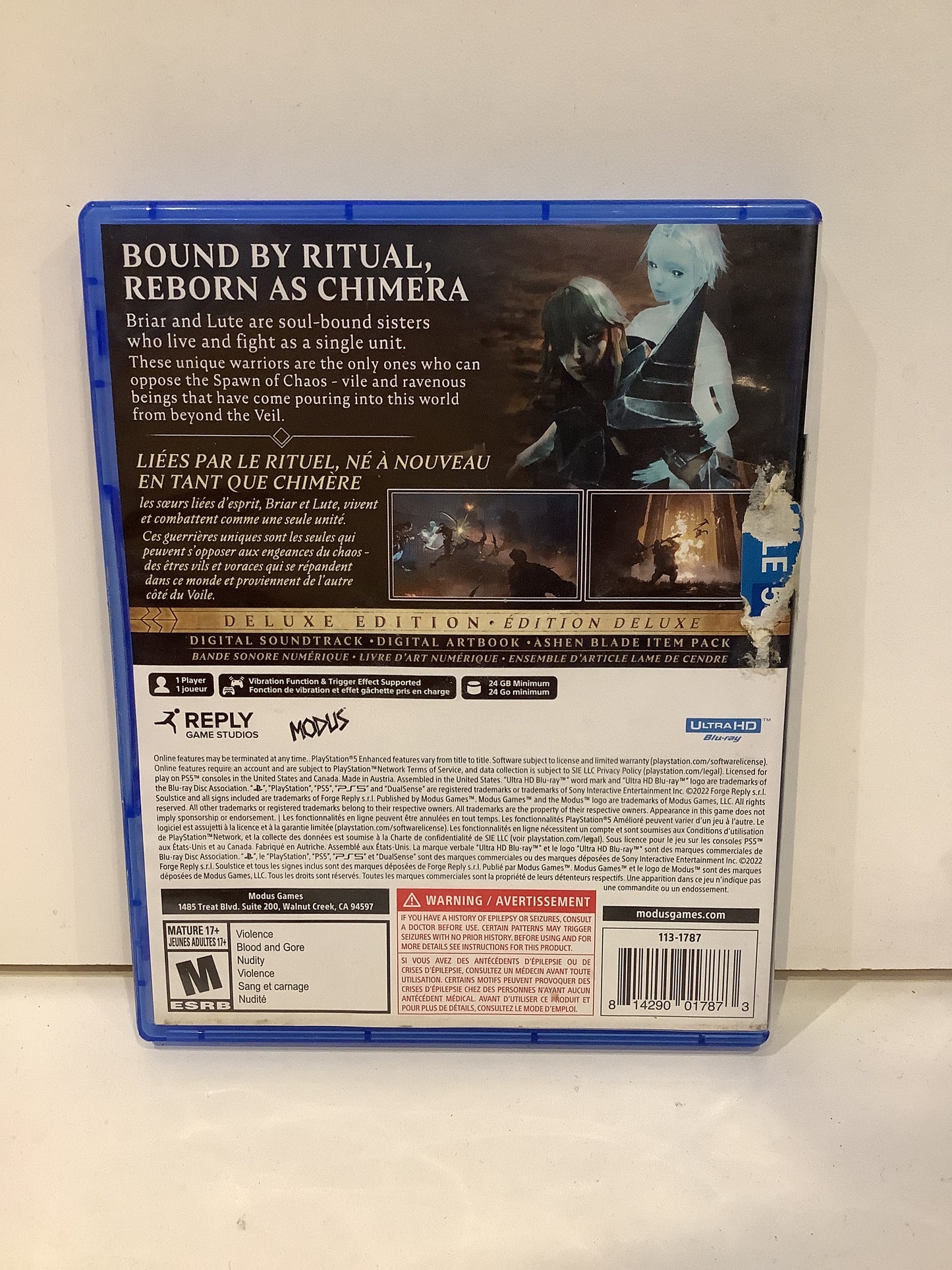 Soulstice Deluxe Edition - Playstation 5