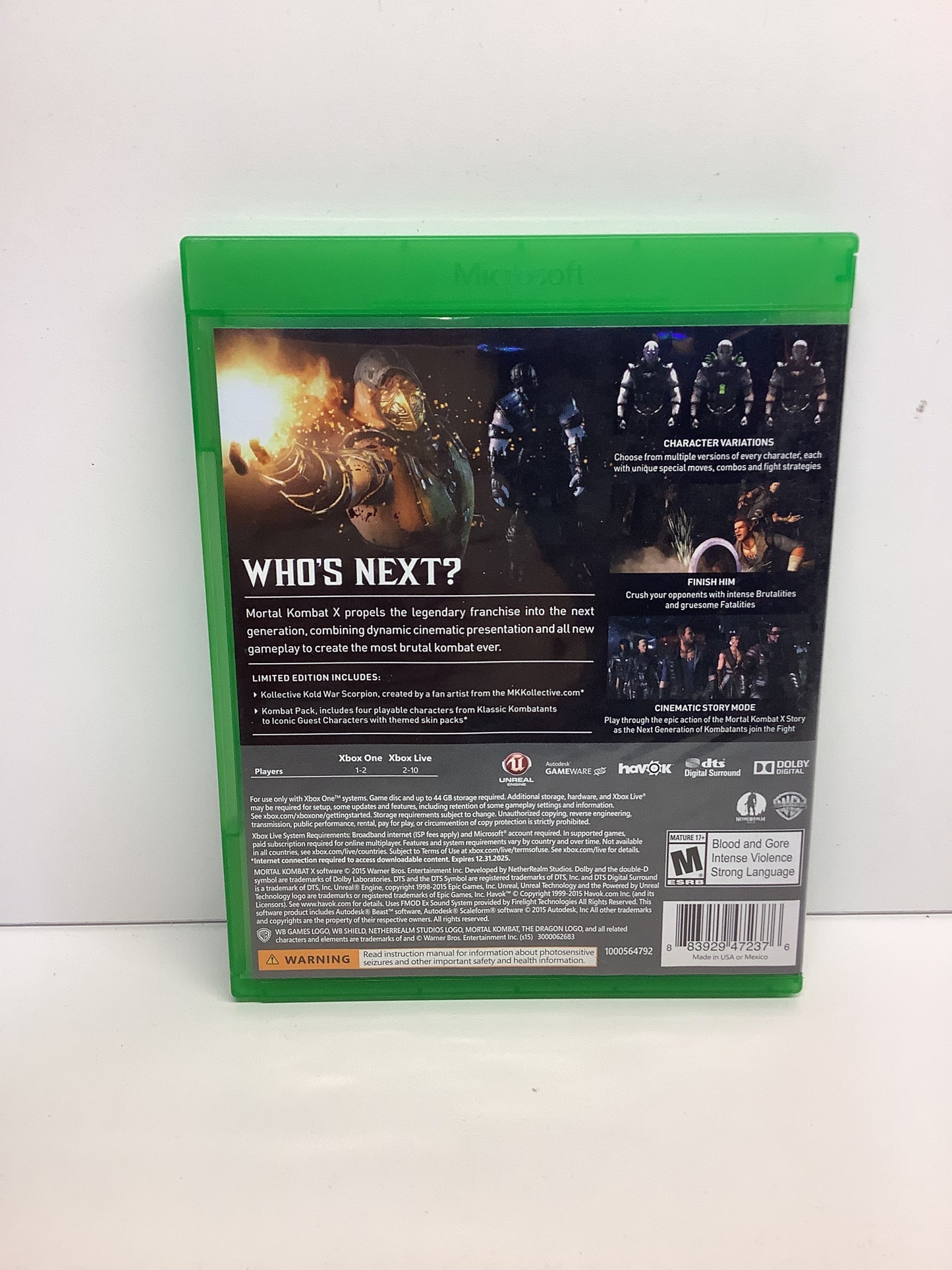 Mortal Kombat X [Limited Edition] - Xbox One