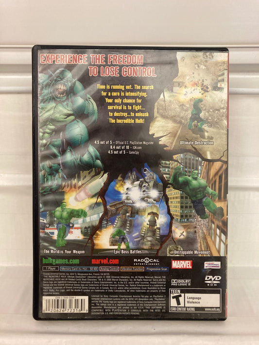 The Incredible Hulk Ultimate Destruction [Greatest Hits] - Playstation 2