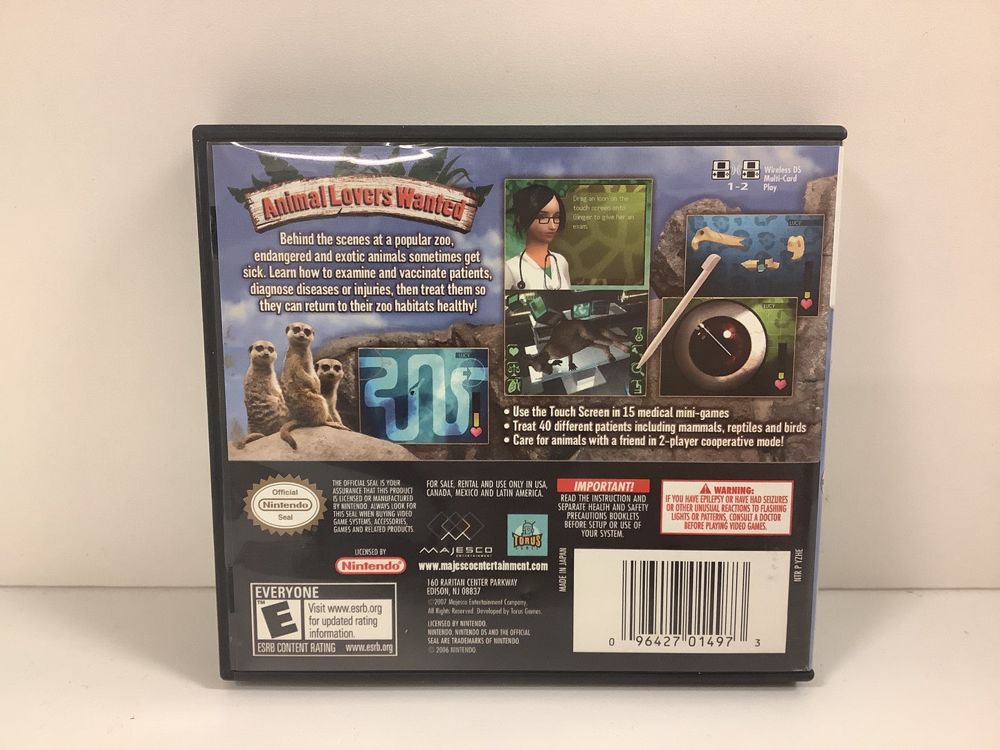 Zoo Hospital - Nintendo DS