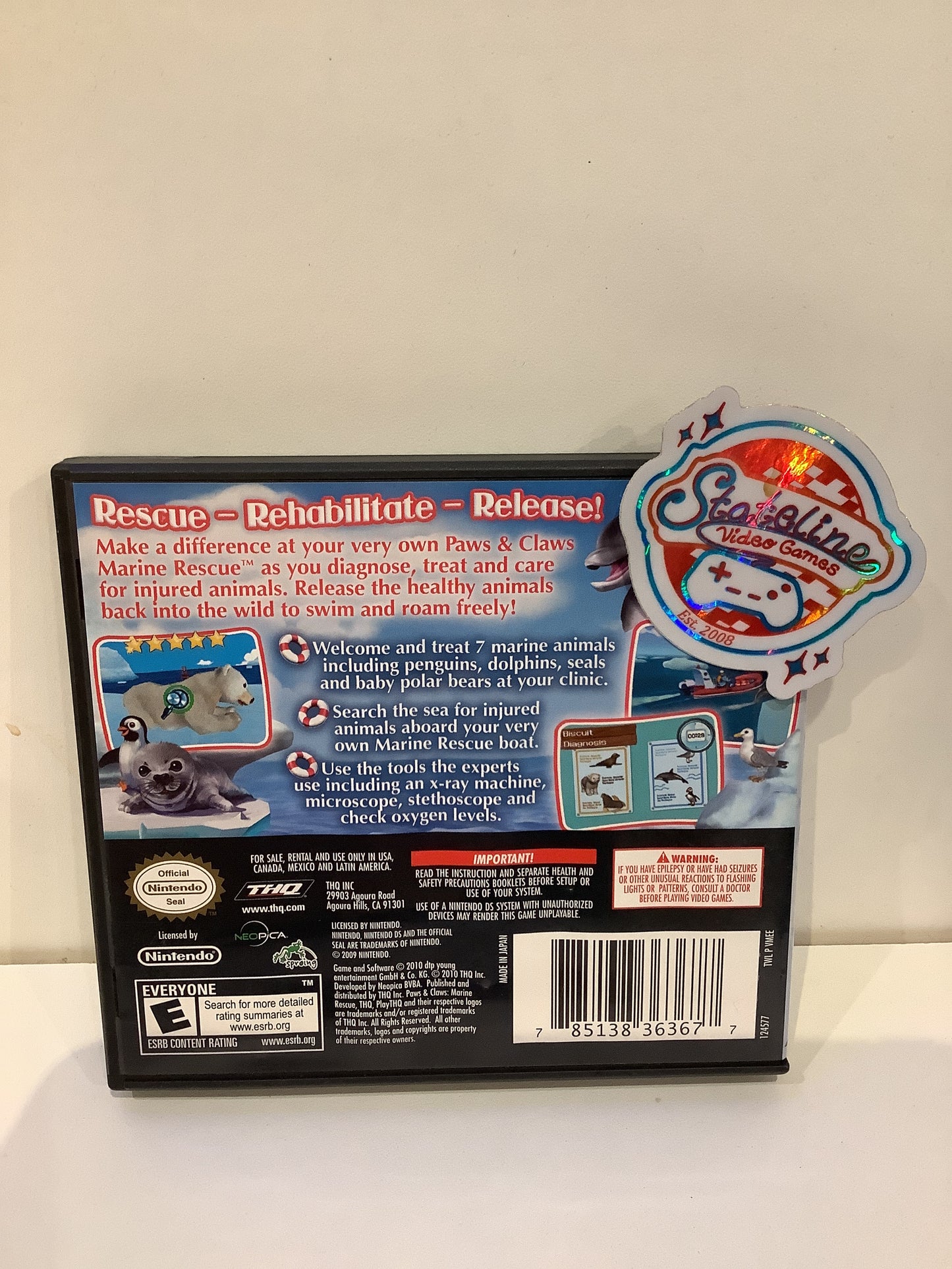 Paws & Claws Marine Rescue - Nintendo DS