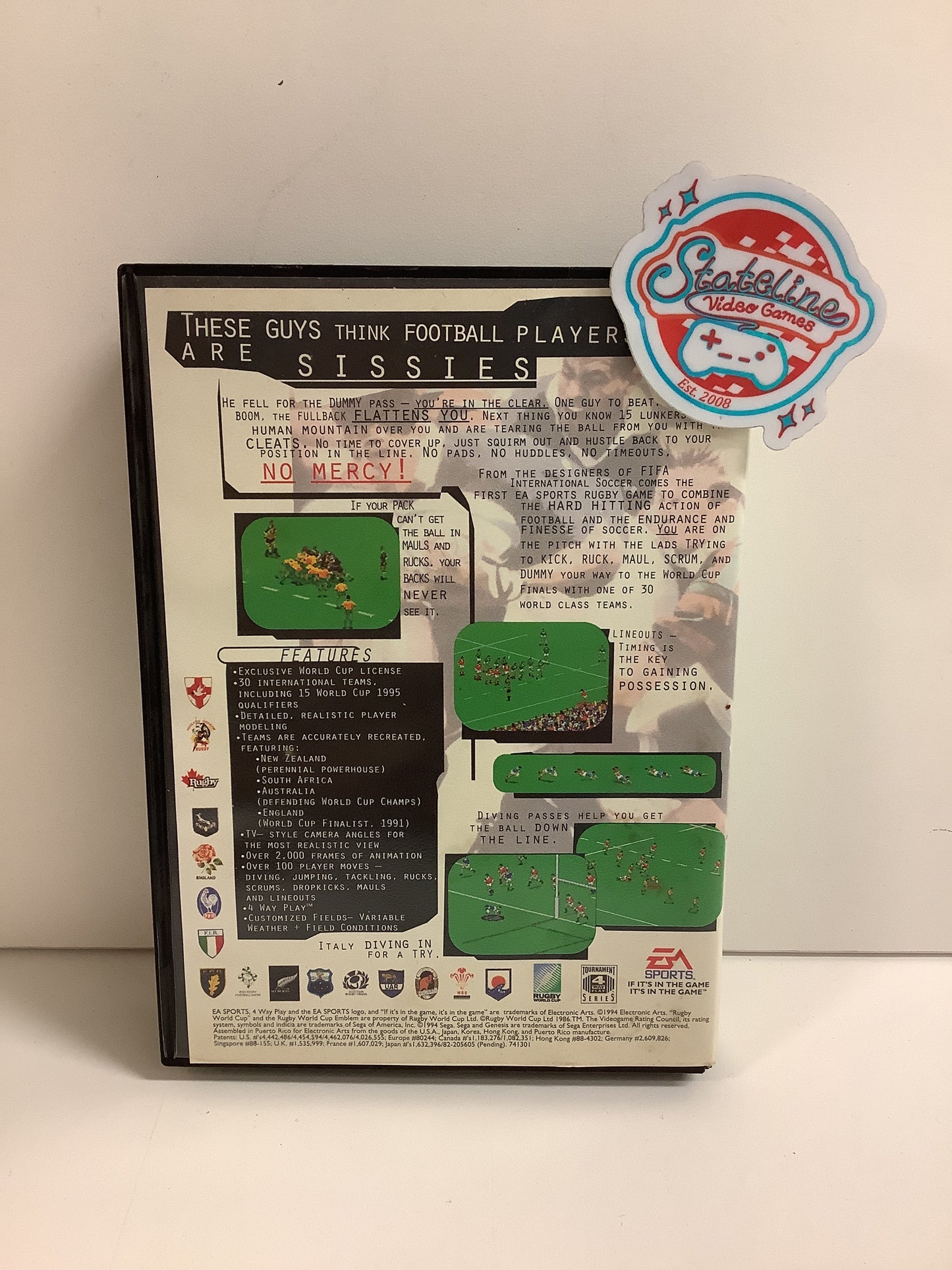 Rugby World Cup 95 - Sega Genesis