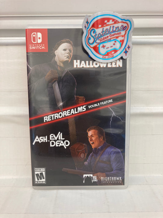 Halloween And Ash Vs Evil Dead RetroRealms Double Feature - Nintendo Switch